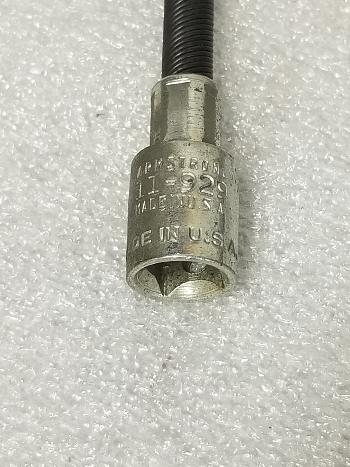 Armstrong 11-929 3/8″-Drive Flex Extension 7-1/4″ OAL Made in USA