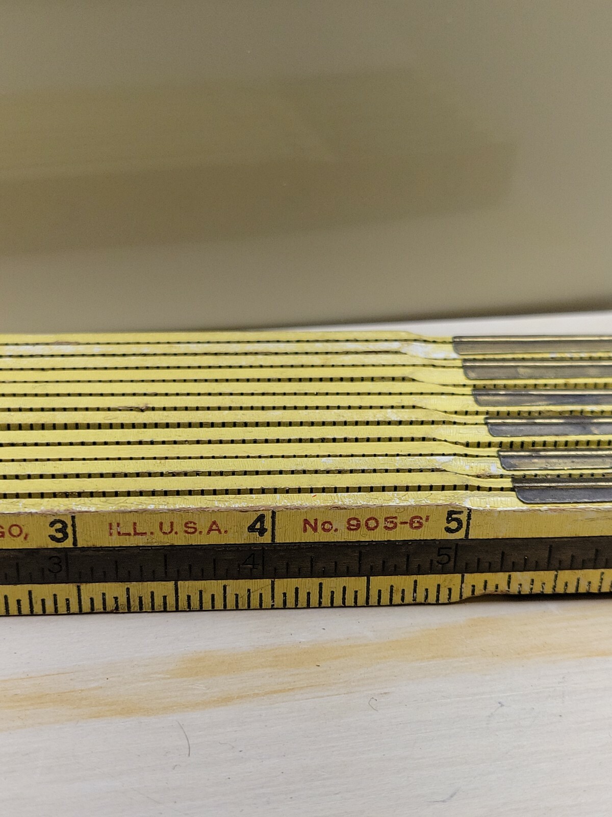 M. Klein & Sons Inc. No. 905-6′ Wooden Rule USA