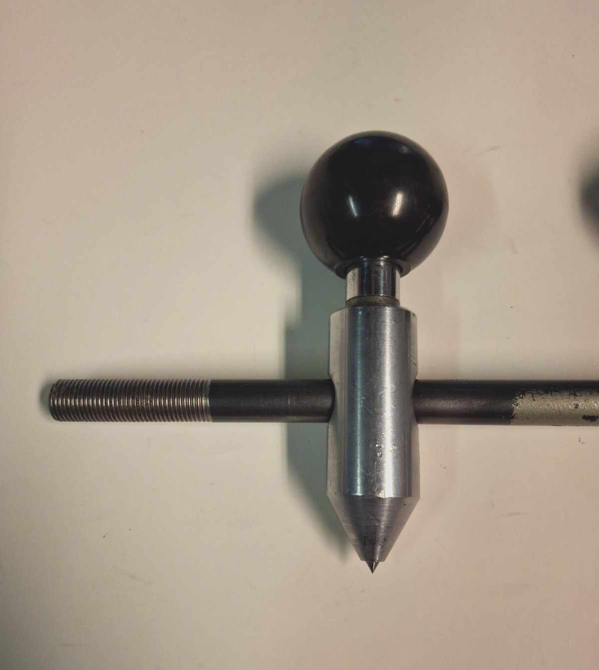 Vintage Machinist Tool Steel Trammel Points Beam Compass, Drafting Woodworking