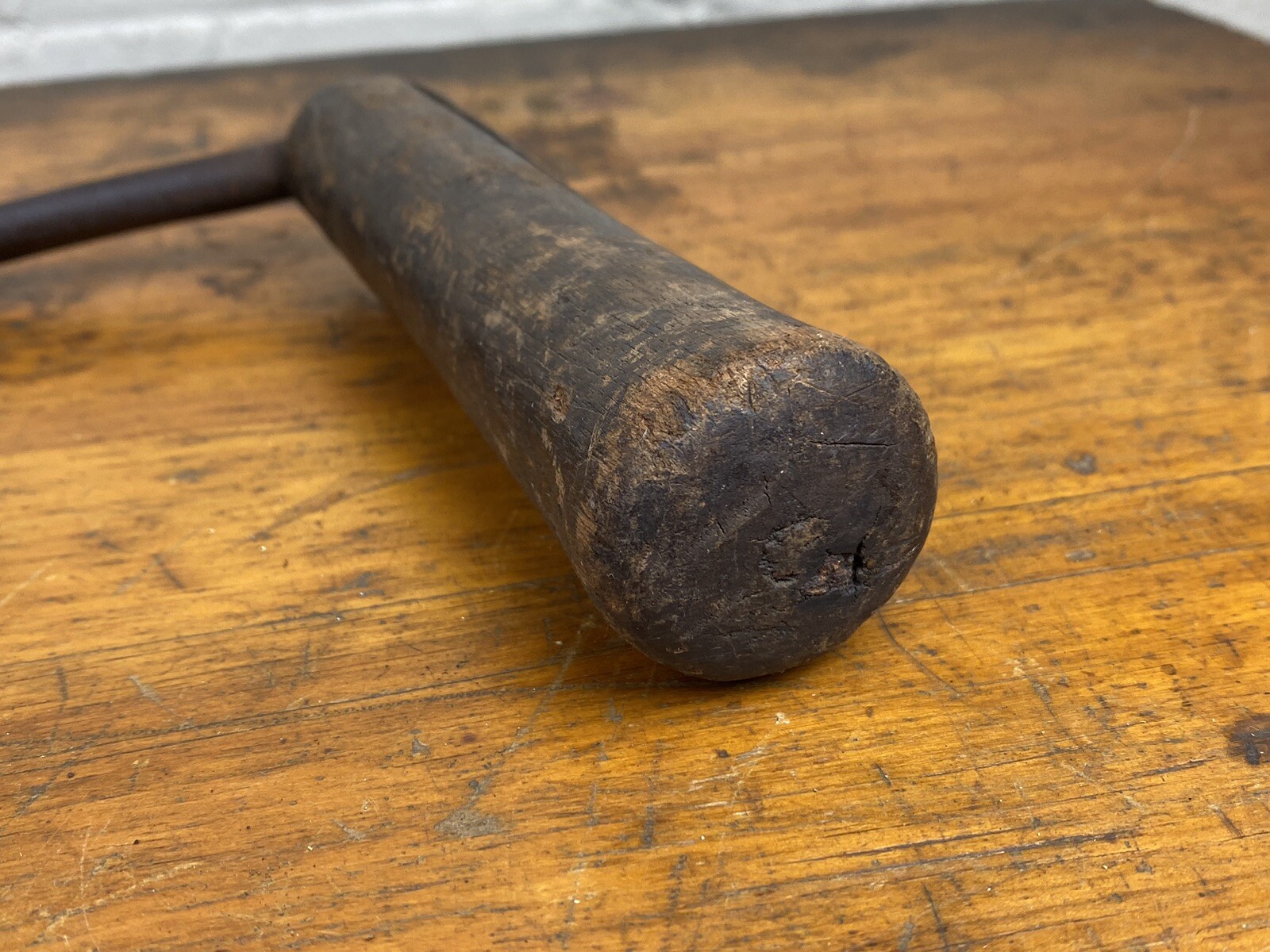 Antique Draw Knife 7″ Blade ~ 16 3/4″ Total Width ~ Old Carpenter’s Hand Tools