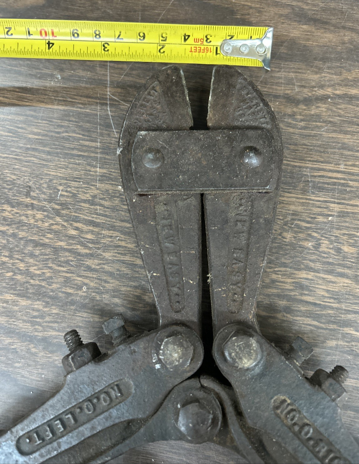 Antique 18″ HKP Porter’s New Easy No. 0 5/16″ Bolt Cutter Patent Date 10/18/1892