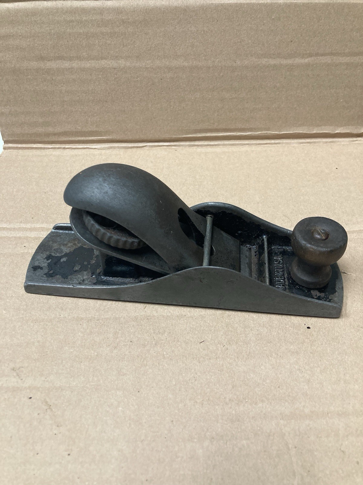 VINTAGE SEARS 107-16 BLOCK PLANE MADE IN USA Good Condition Sharp Blade