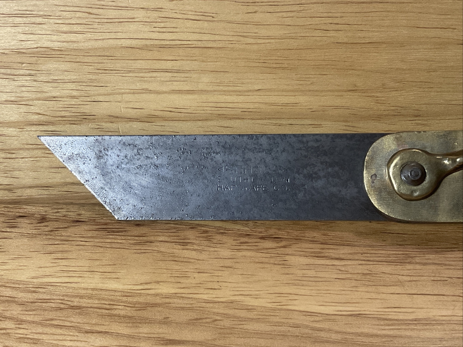 Vintage Schaco Southington Hardware 8″ Sliding T-Bevel Square Made In U.S.A