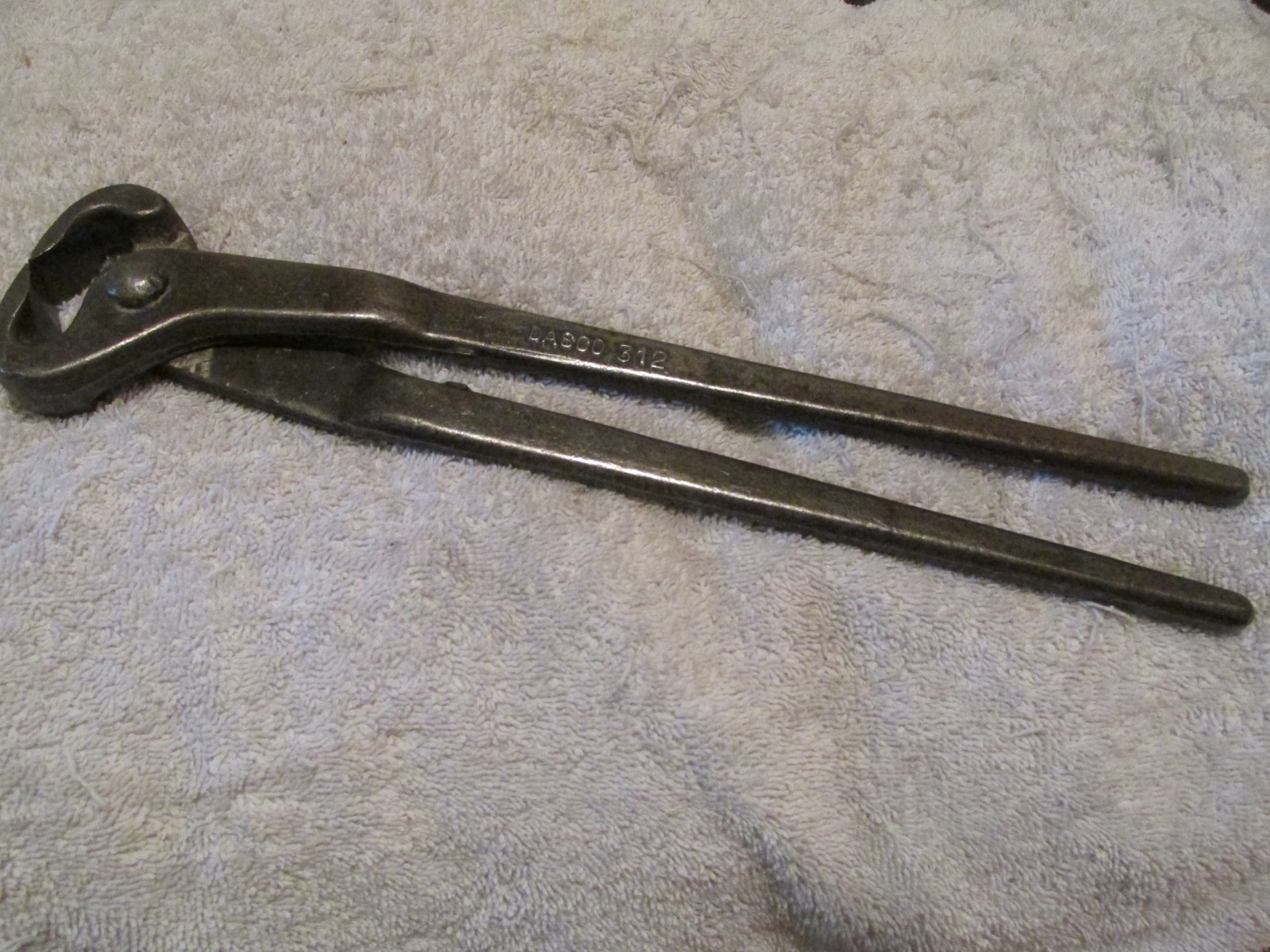 Antique Vintage 12″ Length ** DASCO *** End Nipper Cutting Pliers TOOL 312 USA