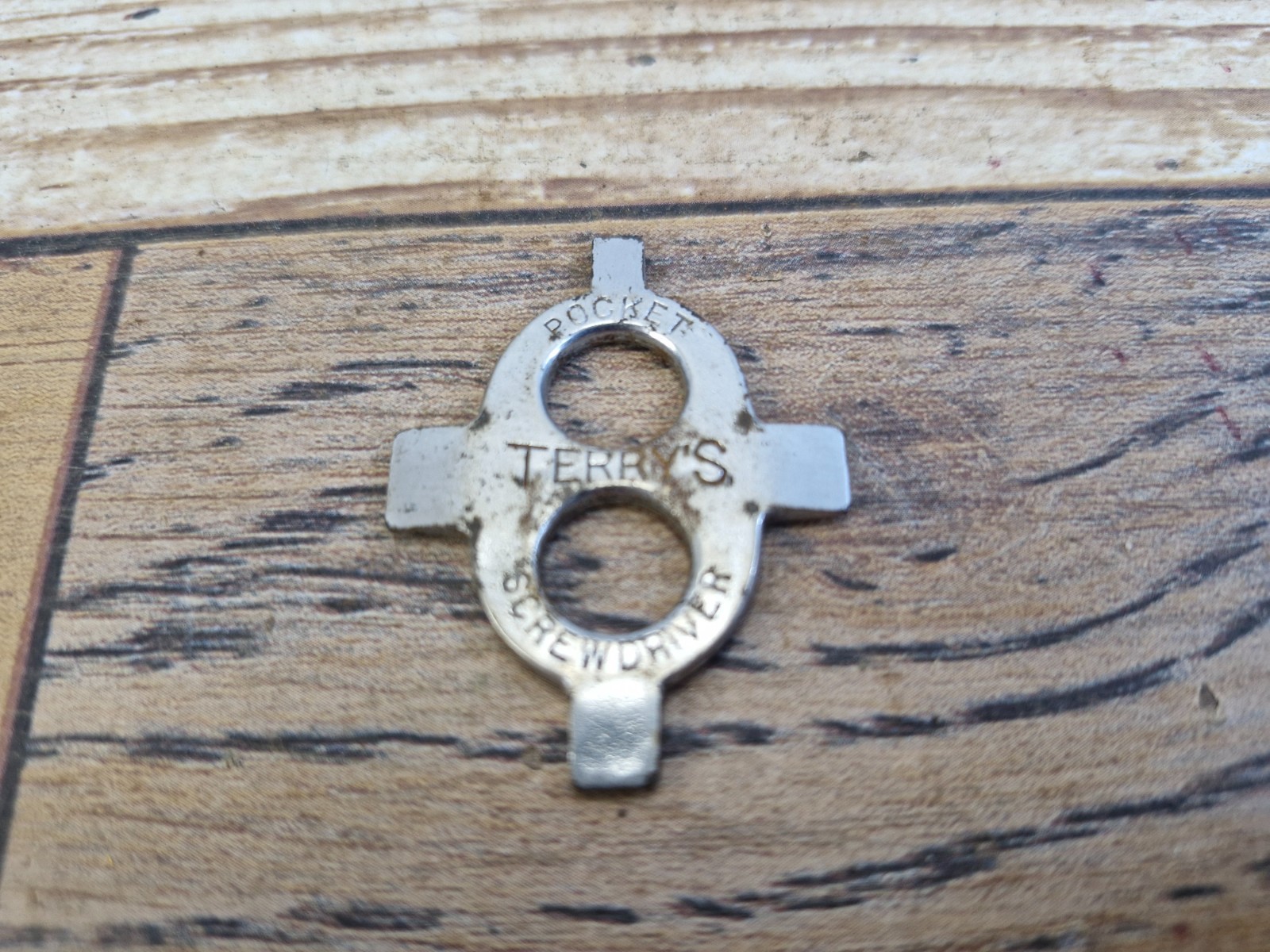 Vintage Terry’s Pocket Screwdriver – British Hand Tool – Compact Workshop Decor