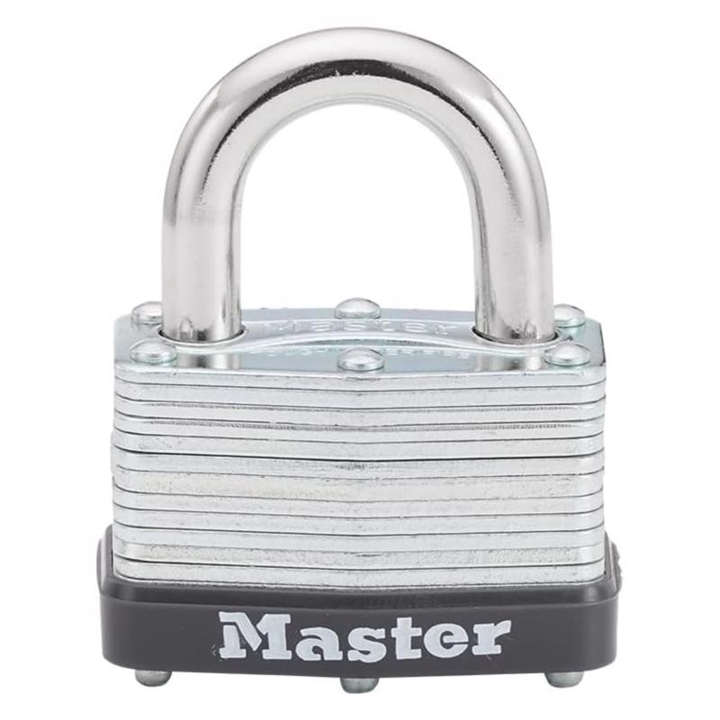 Master Lock 500KABRK #197 Laminated Steel Warded Padlock 1-3/4 in. (Pack of 12)