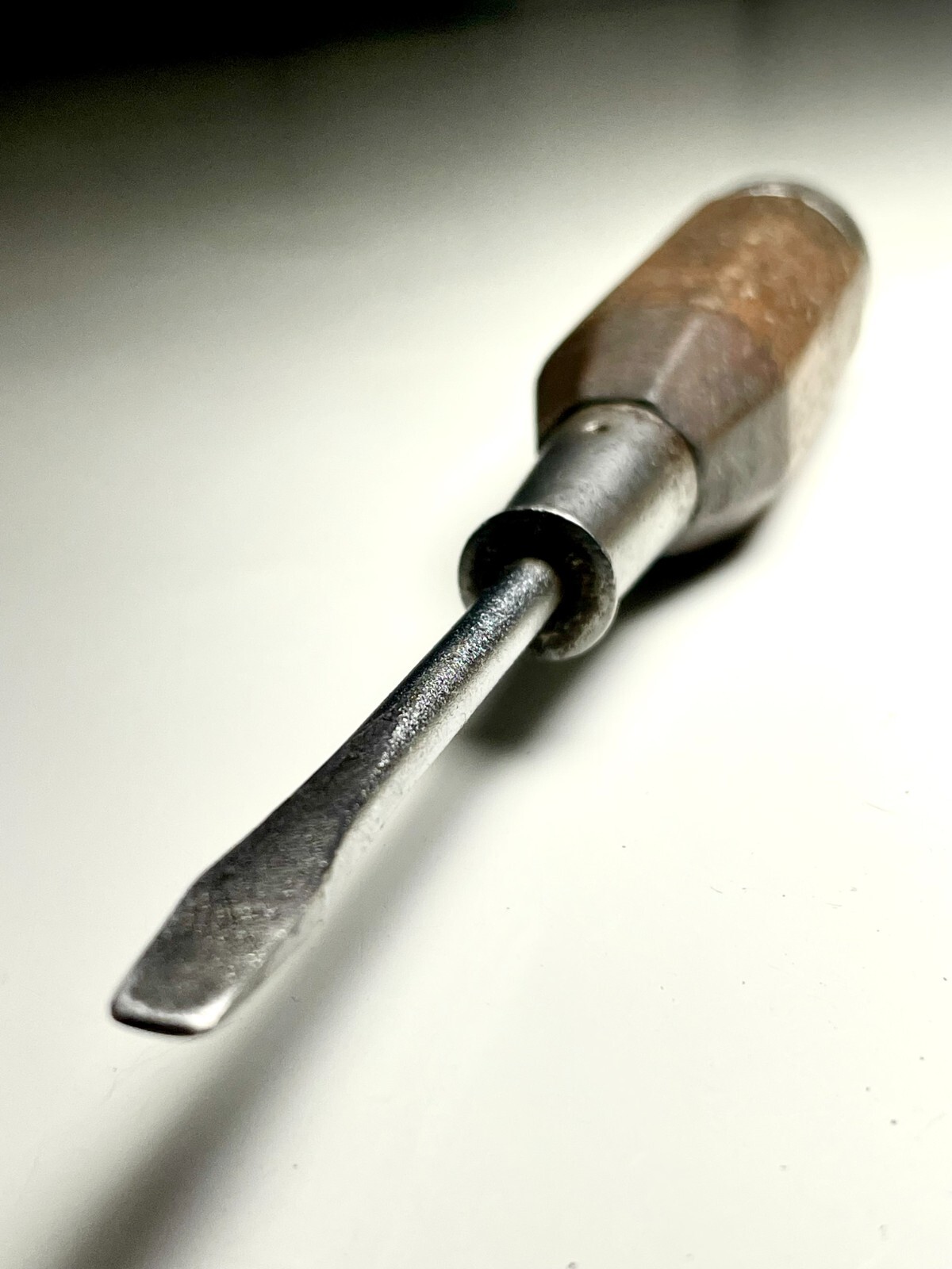 Vintage P&C PNC P & C Screwdriver Slotted Wood Handle PLVMB-Era Pre-PROTO RARE