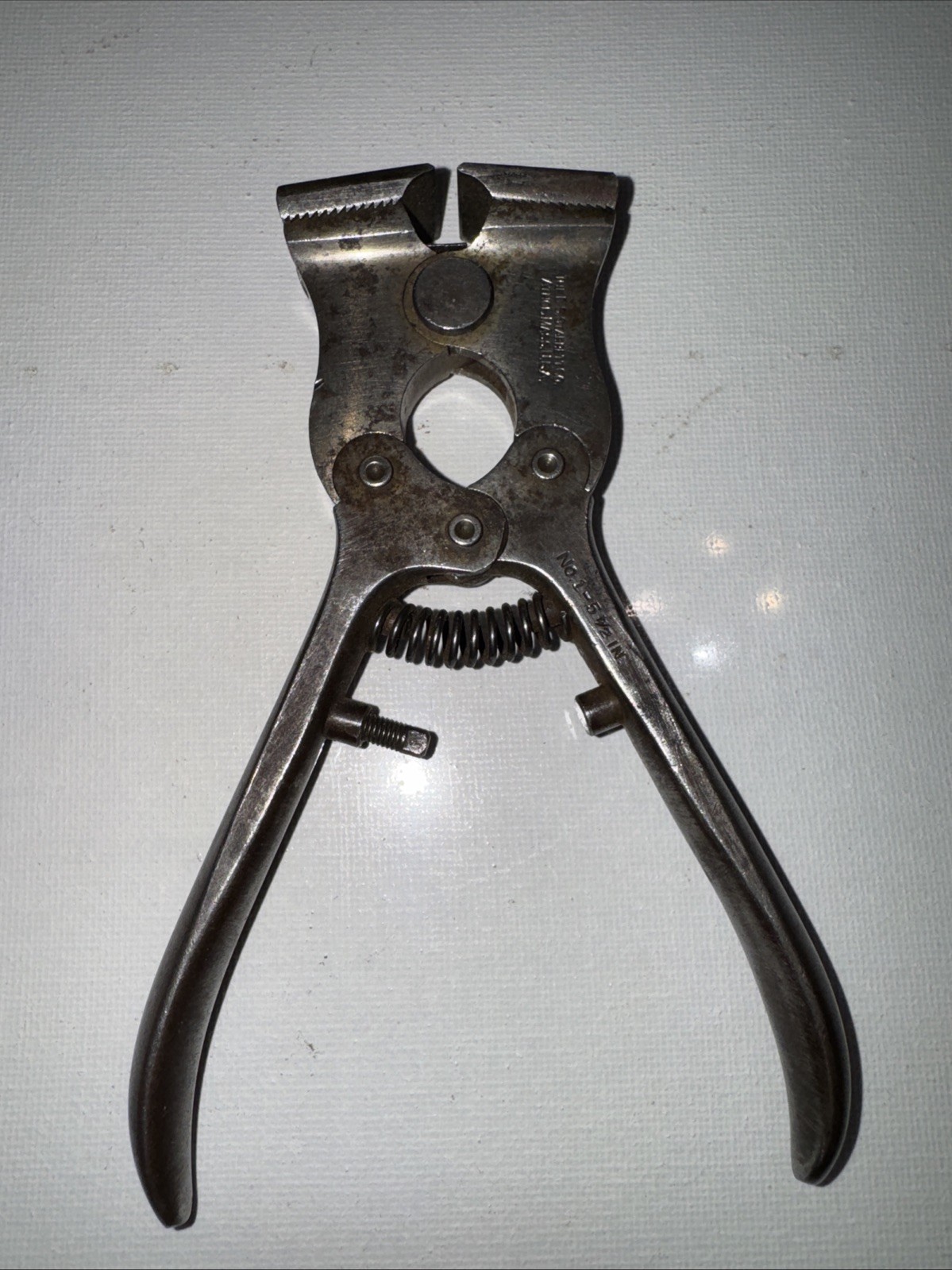 Vintage L.S. STARRETT No.1 5-1/2 END CUTTERS NIPPERS JAWS USA Guitar Frets