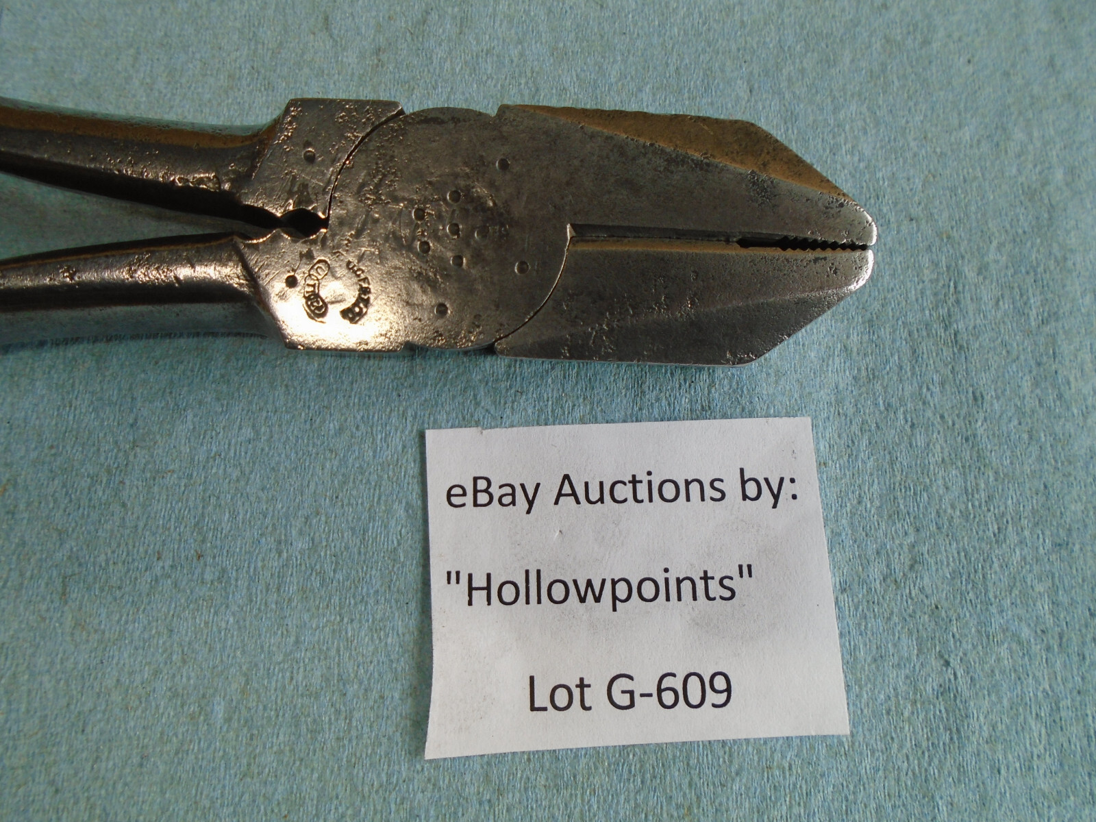 UTICA USA Vintage Lineman’s Pliers 8″ Unique Pair Circa 1906 Read Listing G609