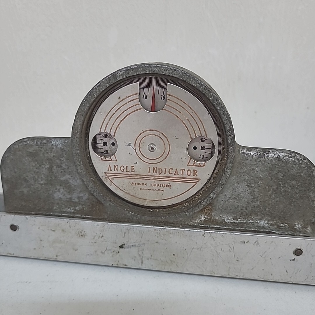 Vintage McHugh Industries Angle Indicator Leveler Tool 24″ Indianapolis Indiana