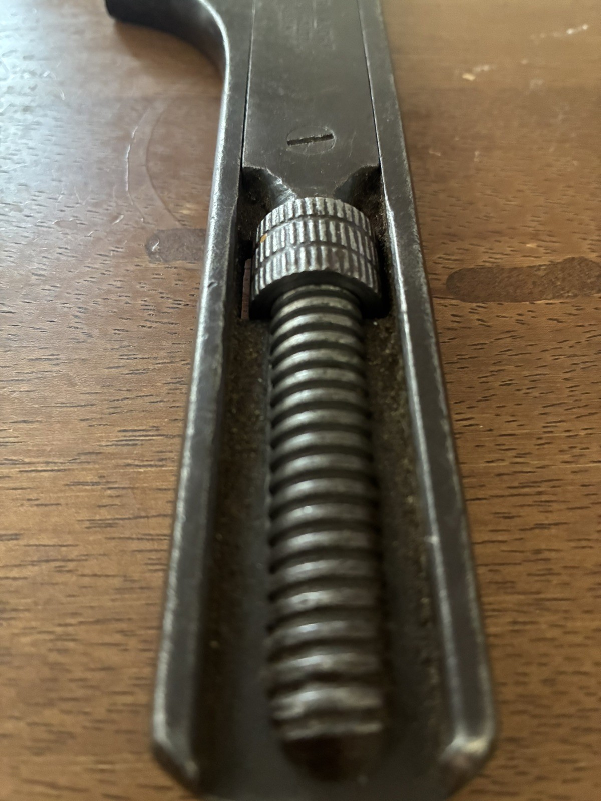 VINTAGE WW2 JOSEPH LUCAS No93 GIRDER MAJOR ADJUSTABLE WRENCH W/ 1943 WAR ARROW