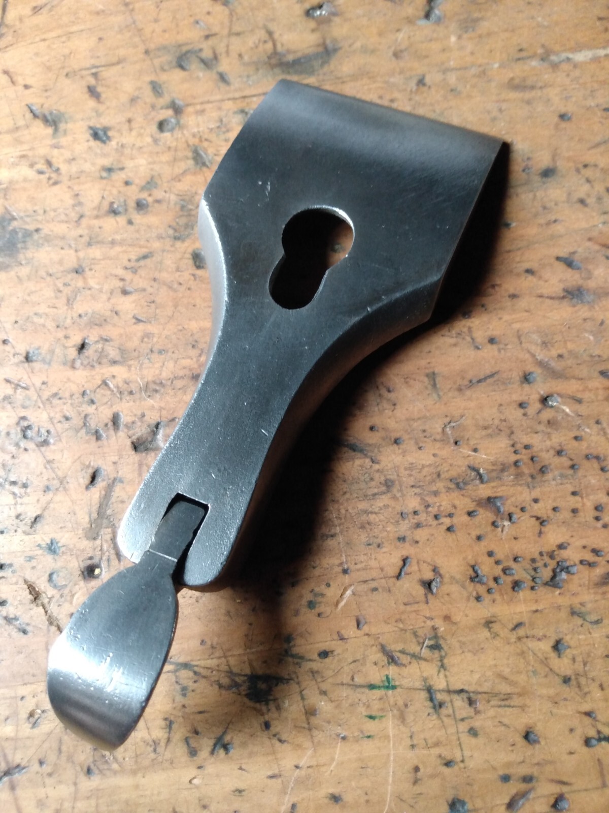 STANLEY 2″ (approx) *MODIFIED* keyhole lever cap. READ FULL DESCRIPTION.