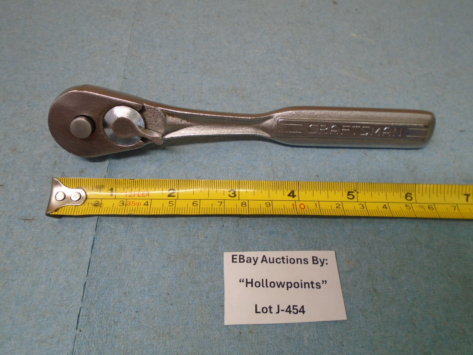 Craftsman USA V Date 3/8″ Ratchet w/ Alloy Selector & Push Release #43784 J454