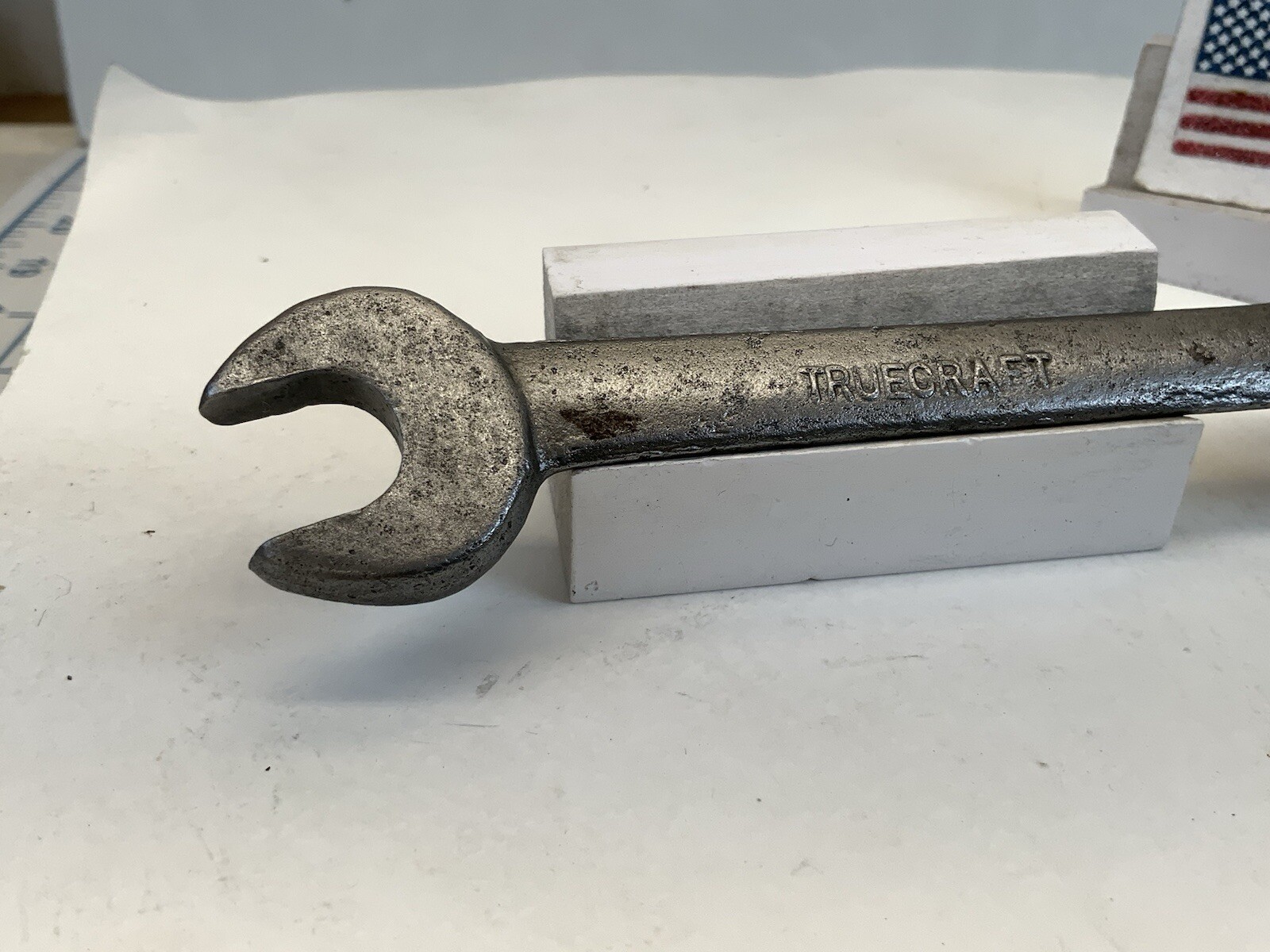 TRUECRAFT 1/2in. X 9/16in. Open End Wrench, USA Made