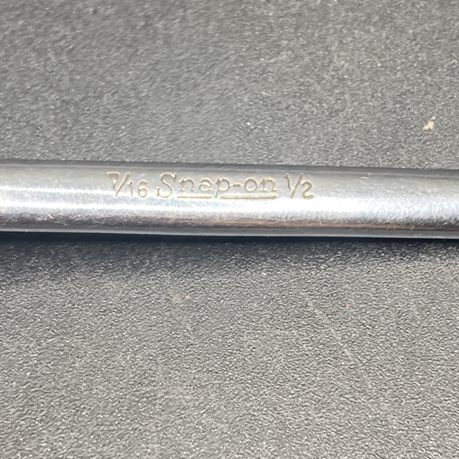 Snap-on Tools XS1416 7/16″ x 1/2″ Short Offset Double Box End Wrench 12pt Point