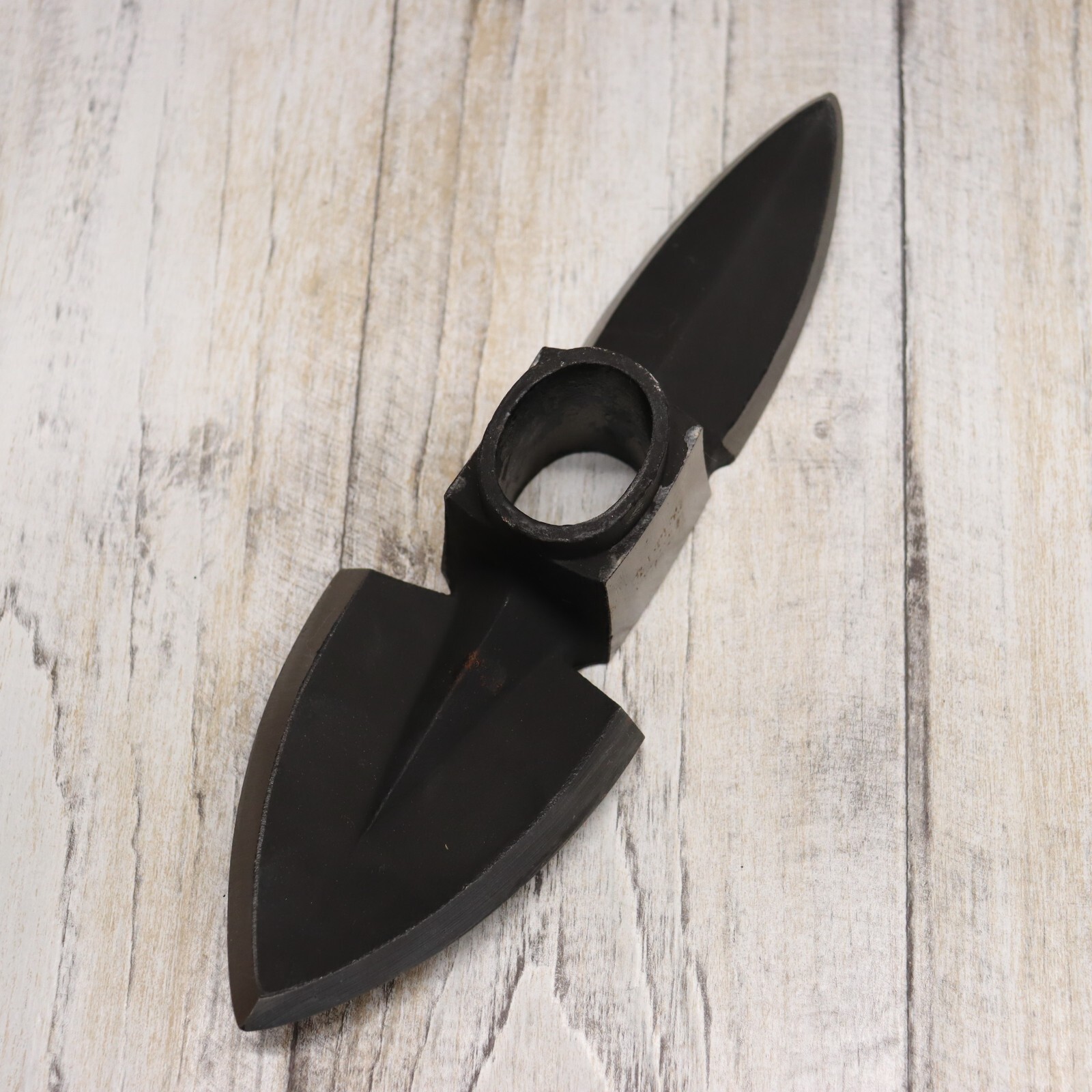 Village Blacksmith 2.5 LB Forged Steel Edged Mattock Pickaxe Hoe Heads, SET OF 2