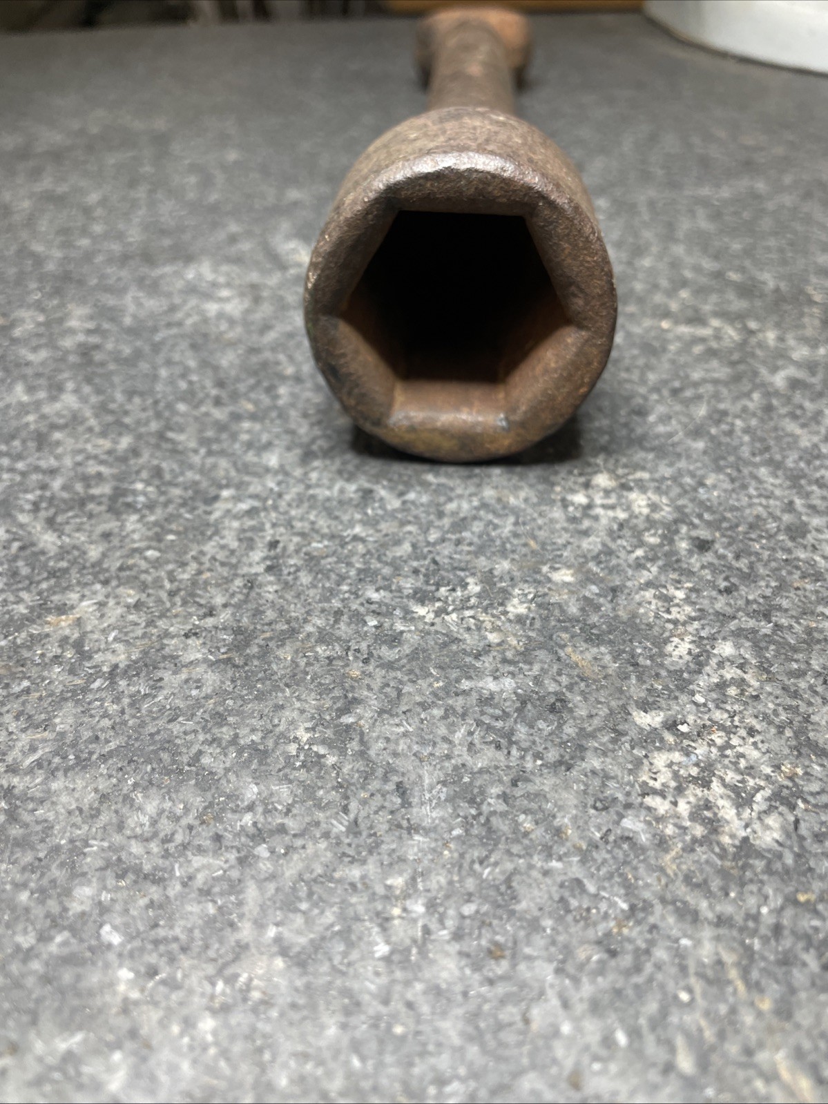 1-3/16” HEX socket Drop Forged Budd Wrench Lug Nut 12” Long 7/8” Round Hole