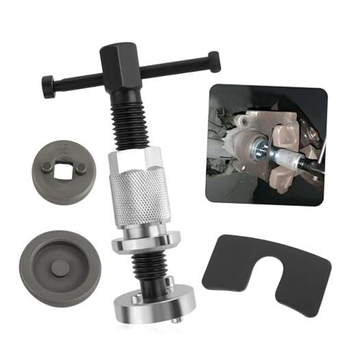 Brake Caliper Compression Tool Set,Chrome-Plated Steel Brake Caliper Tool 5PCS