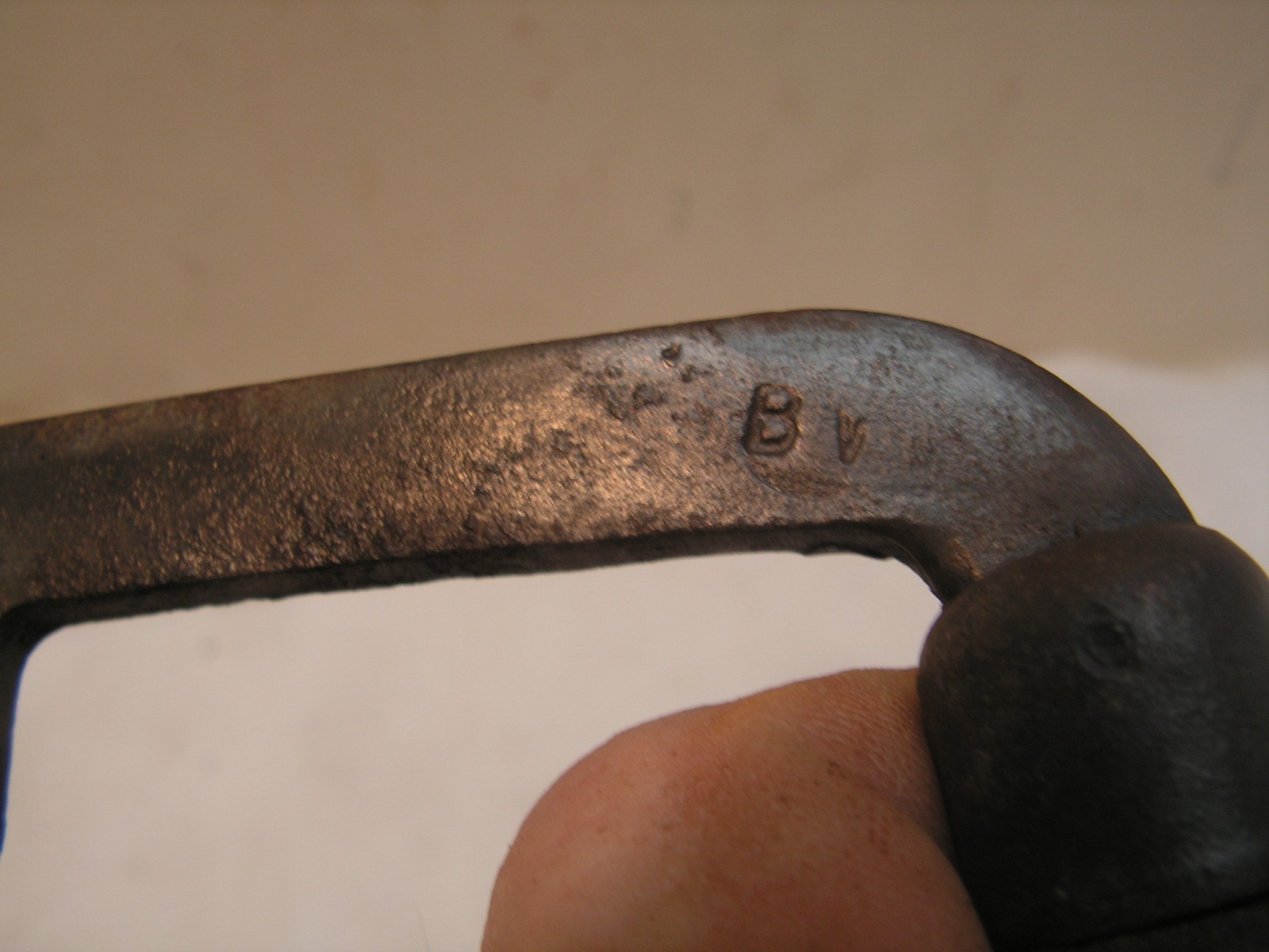 Vintage Dunlap 8 inch Draw Knife Wood Handles With Metal Caps. VERY OLD!