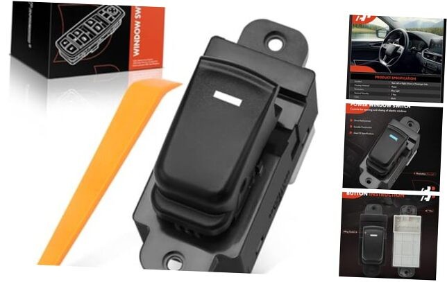 7-Pin Power Window Switch Compatible with Hyundai Sonata 2011 2013-2015, Rear