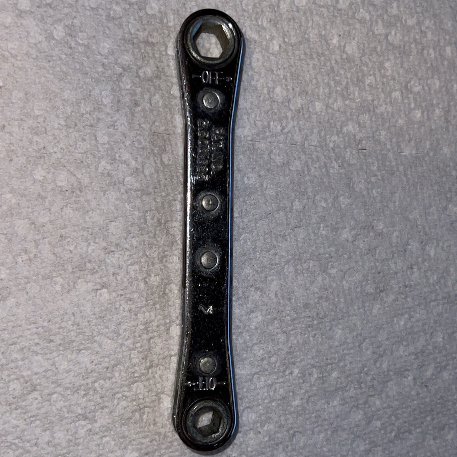 Vintage LOK-FAST 1/4″ x 5/16″ Ratcheting Wrench HW101 Made in USA