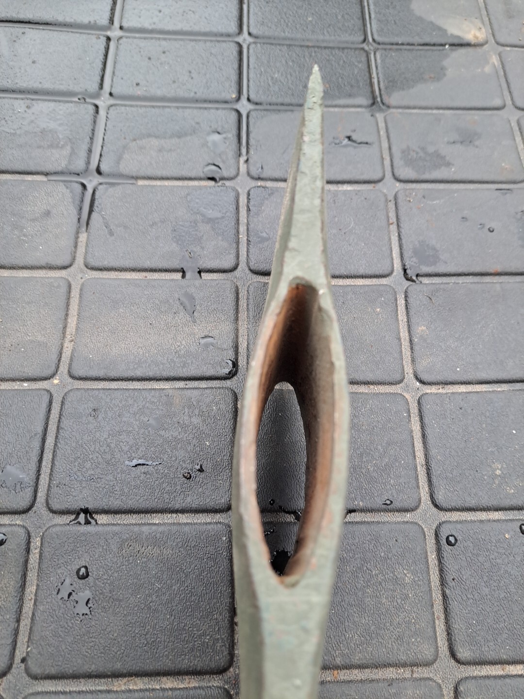 Vintage Military olive drab double bit felling timber axe 3lbs. (US Army, USAF?)
