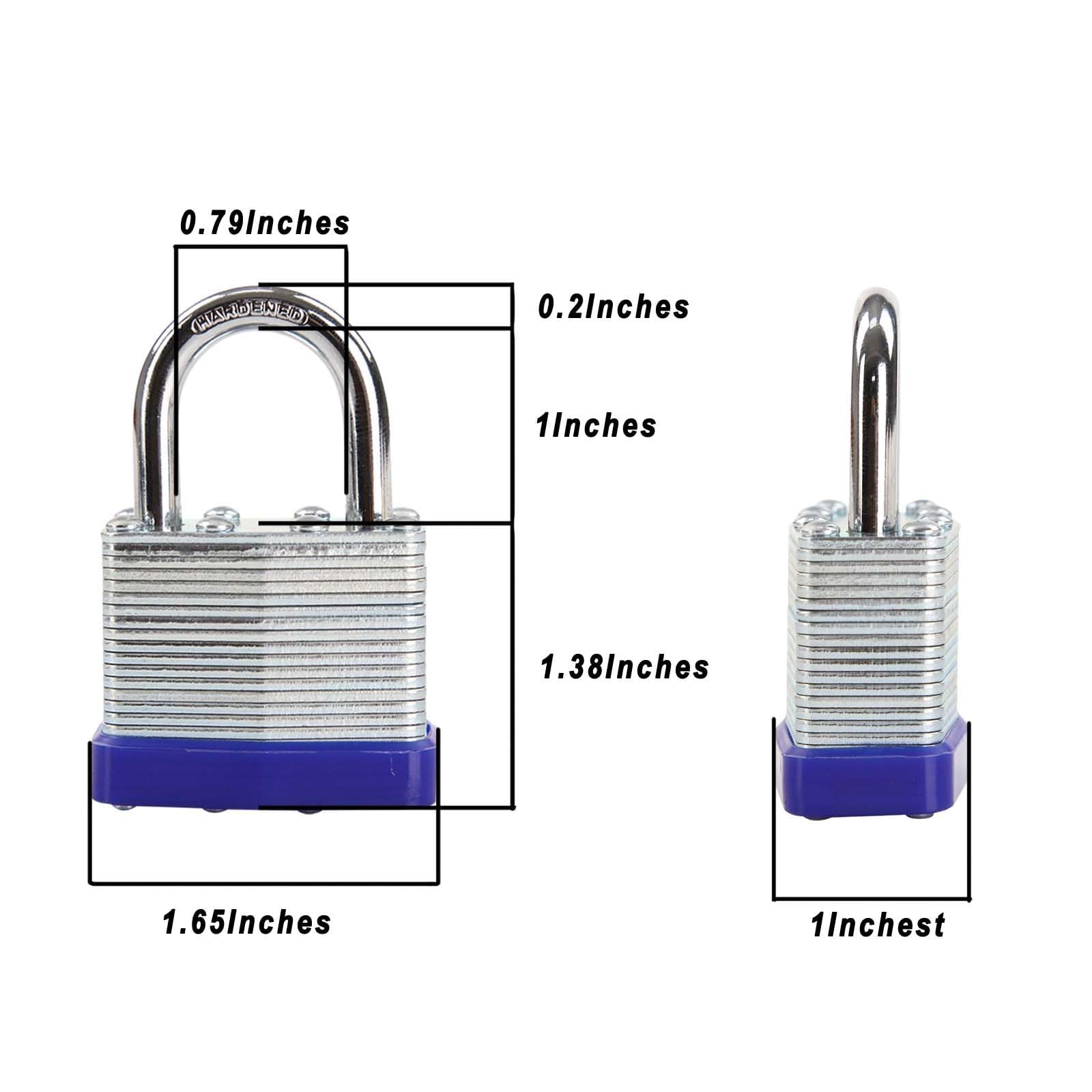 ® Trinity Keyed-Alike Padlocks Outdoor, Reinforced Laminated Steel Body Heavy…