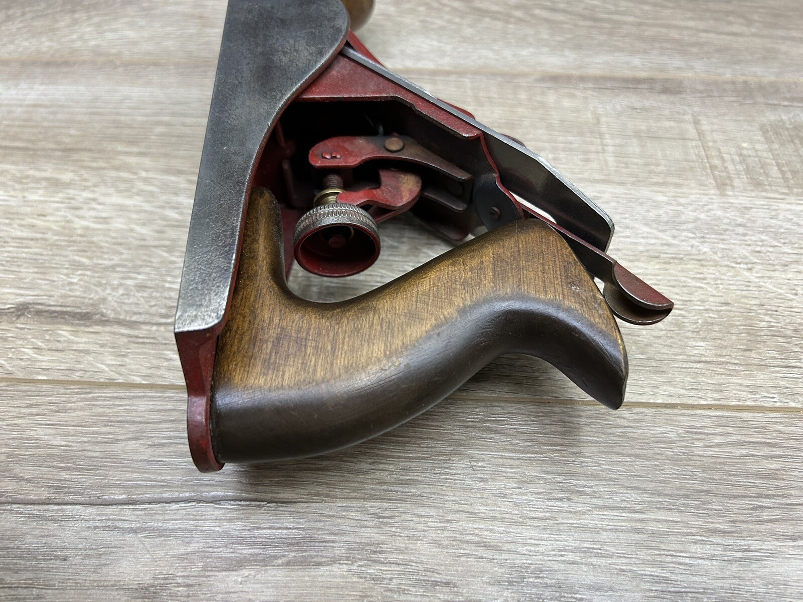 Vintage Stanley Handyman HI203 Smoothing Carpenter’s Wood Hand Plane USA