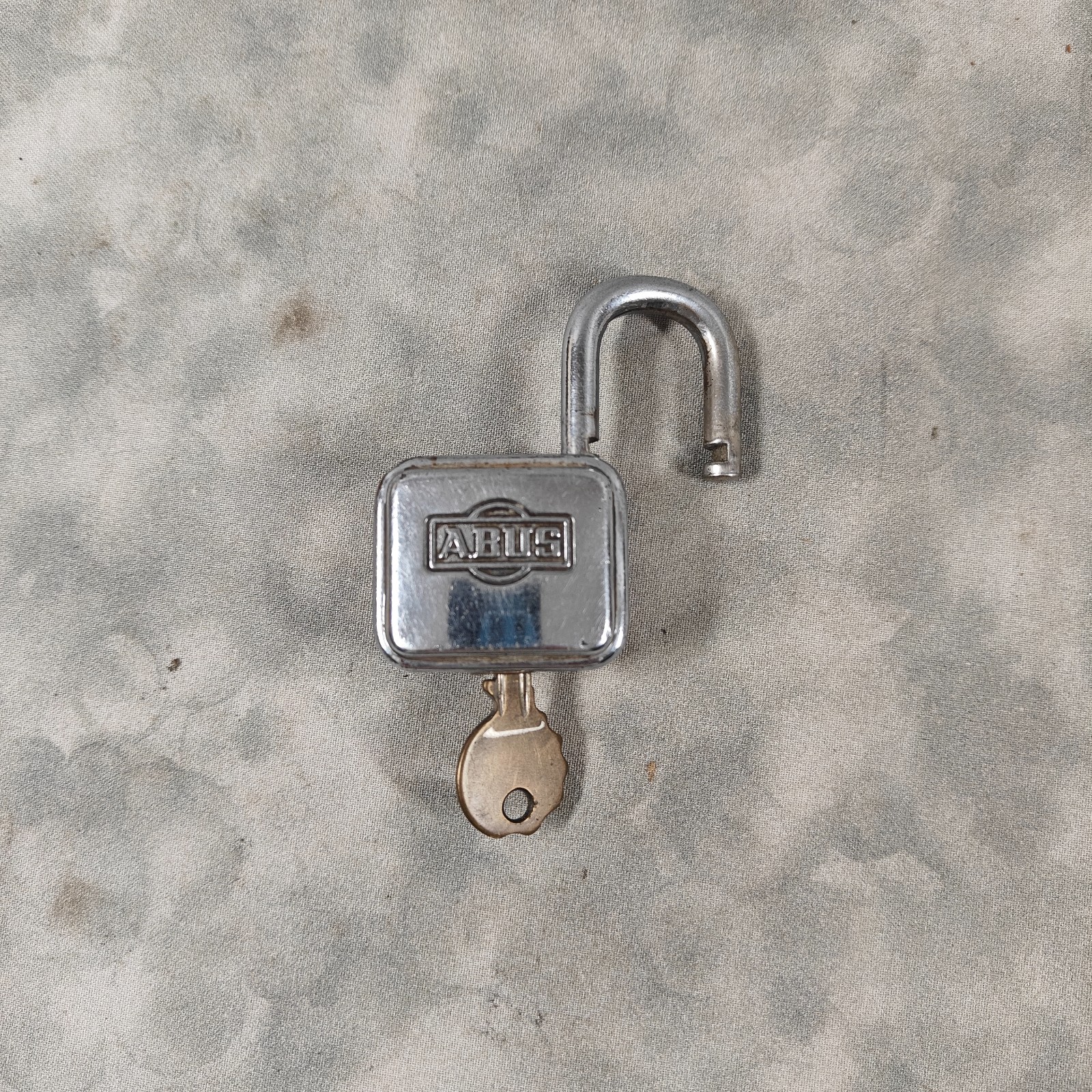 Vintage ABUS 190/40 Pin Tumbler Padlock Germany w Key Working