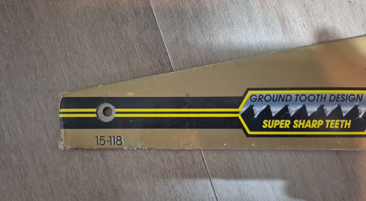 Stanley Vintage 15-118 26in 8-Point Crosscut Handsaw USA Rare