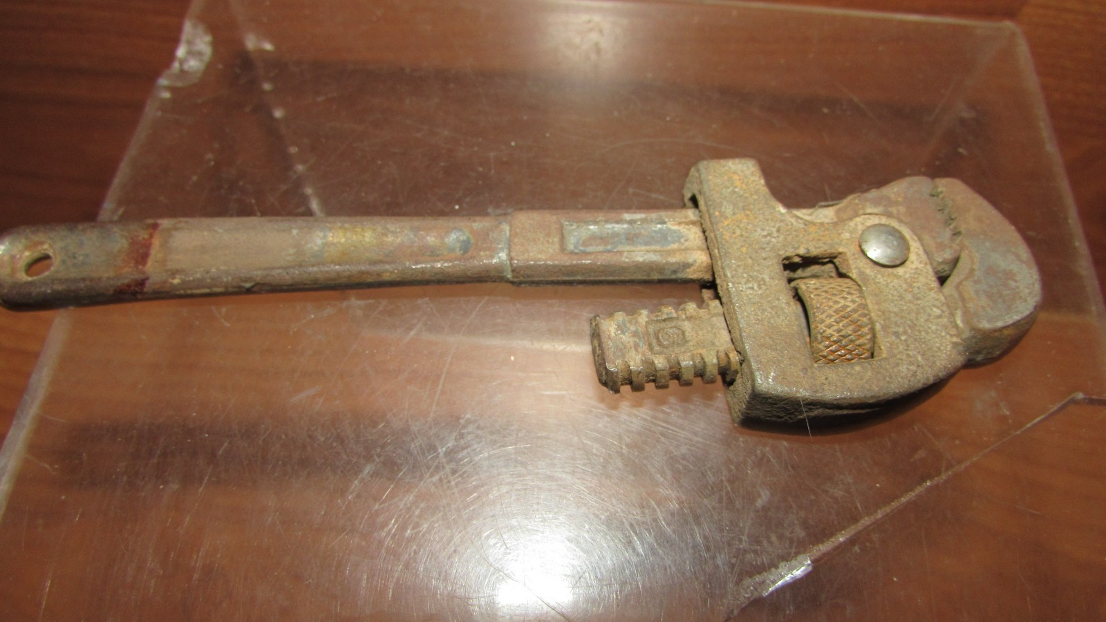 Vintage No 6 Mini Pipe Monkey Wrench Made In USA