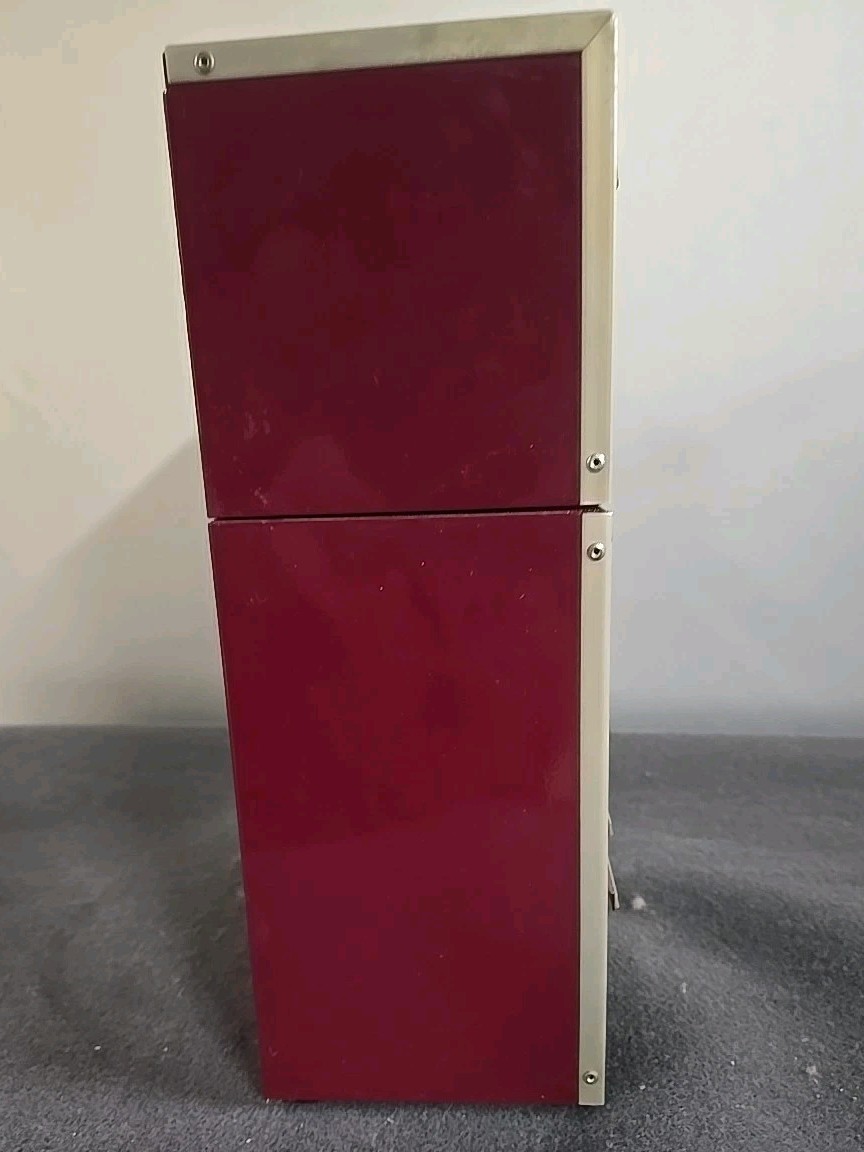 Snap-On – Micro Roll Cab BOTTOM & TOP chest “SET” Mini Tool Box Cranberry Drawer