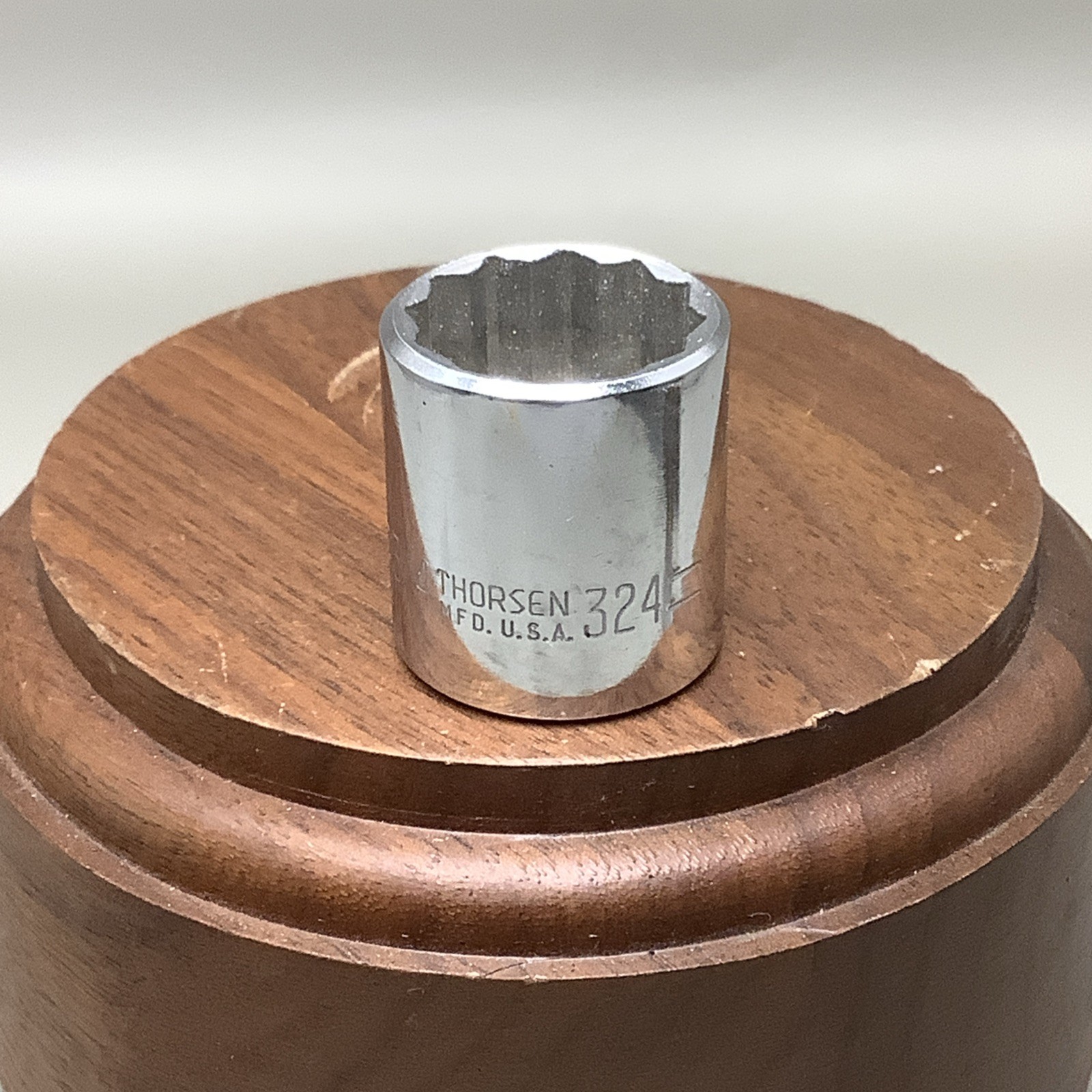 Vintage Thorsen USA 324 3/4″ SAE 3/8″ Drive 12-Point Socket