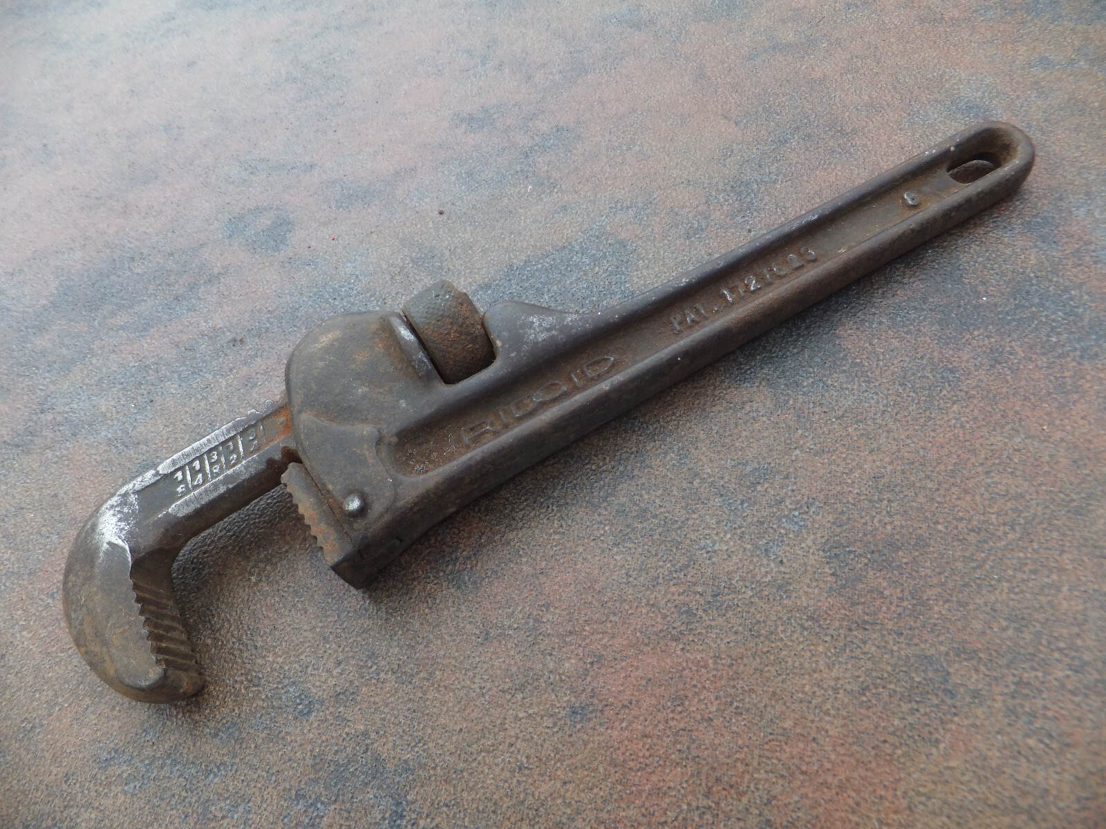 Vintage Ridge Tool Co, USA Ridgid Elyria Adjustable Incremented 8″ Wrench
