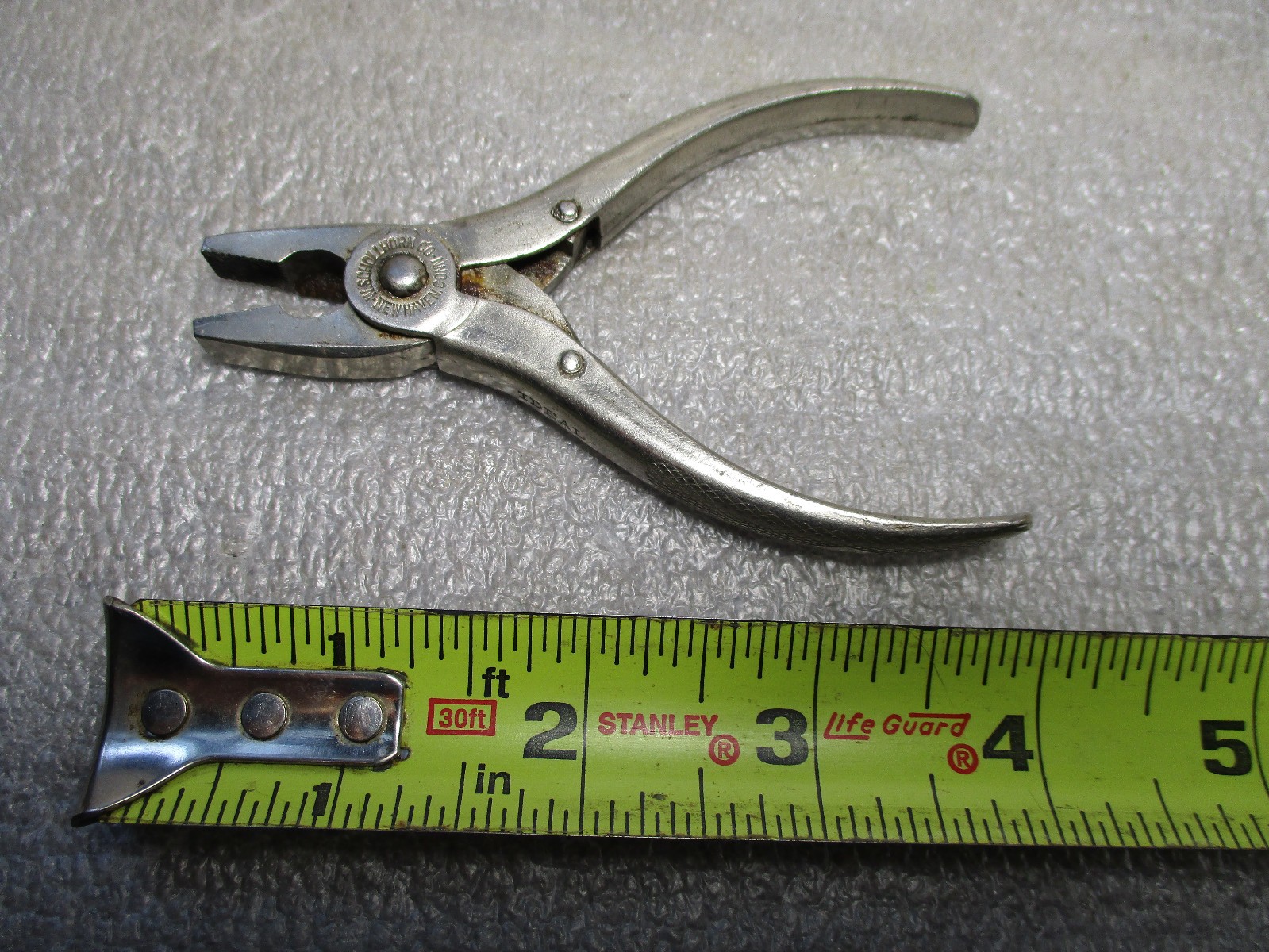 Vtg. Mini 4″ Ideal W. Schollhorn New Haven Pliers Cutters Diamond Grip Handle