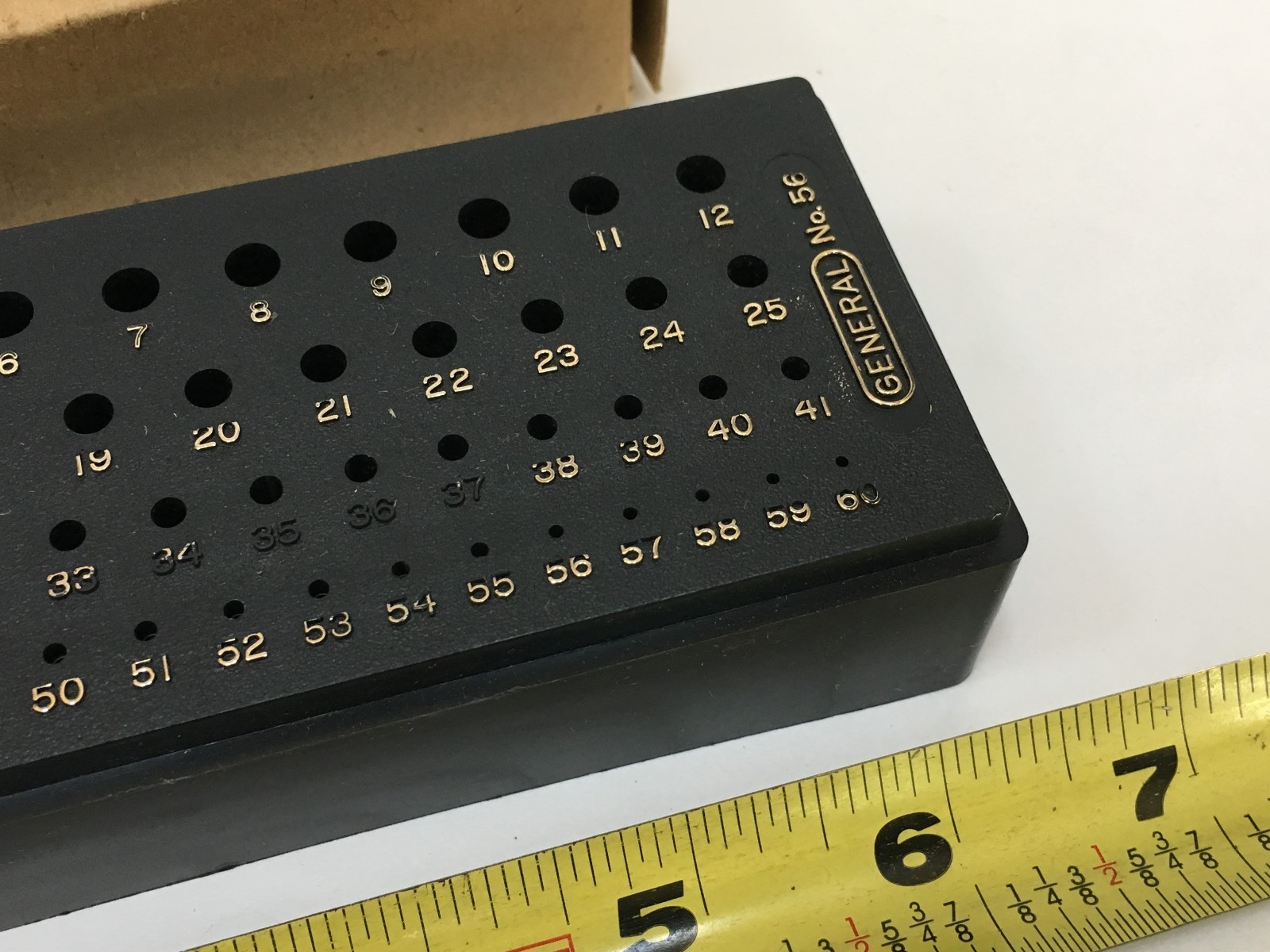 DRILL BIT BLOCK GENERAL HARDWARE MFG. CO NY