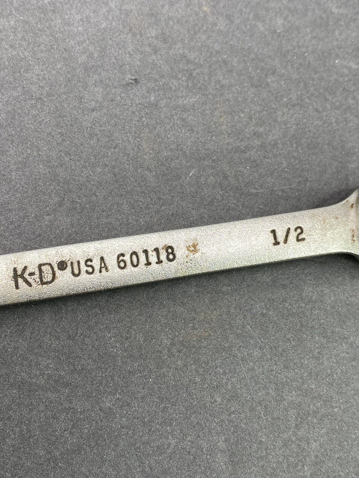 K-D USA 1/2 – 9 1/16 – 6 Point Flare Nut Line Wrench Vintage 60118