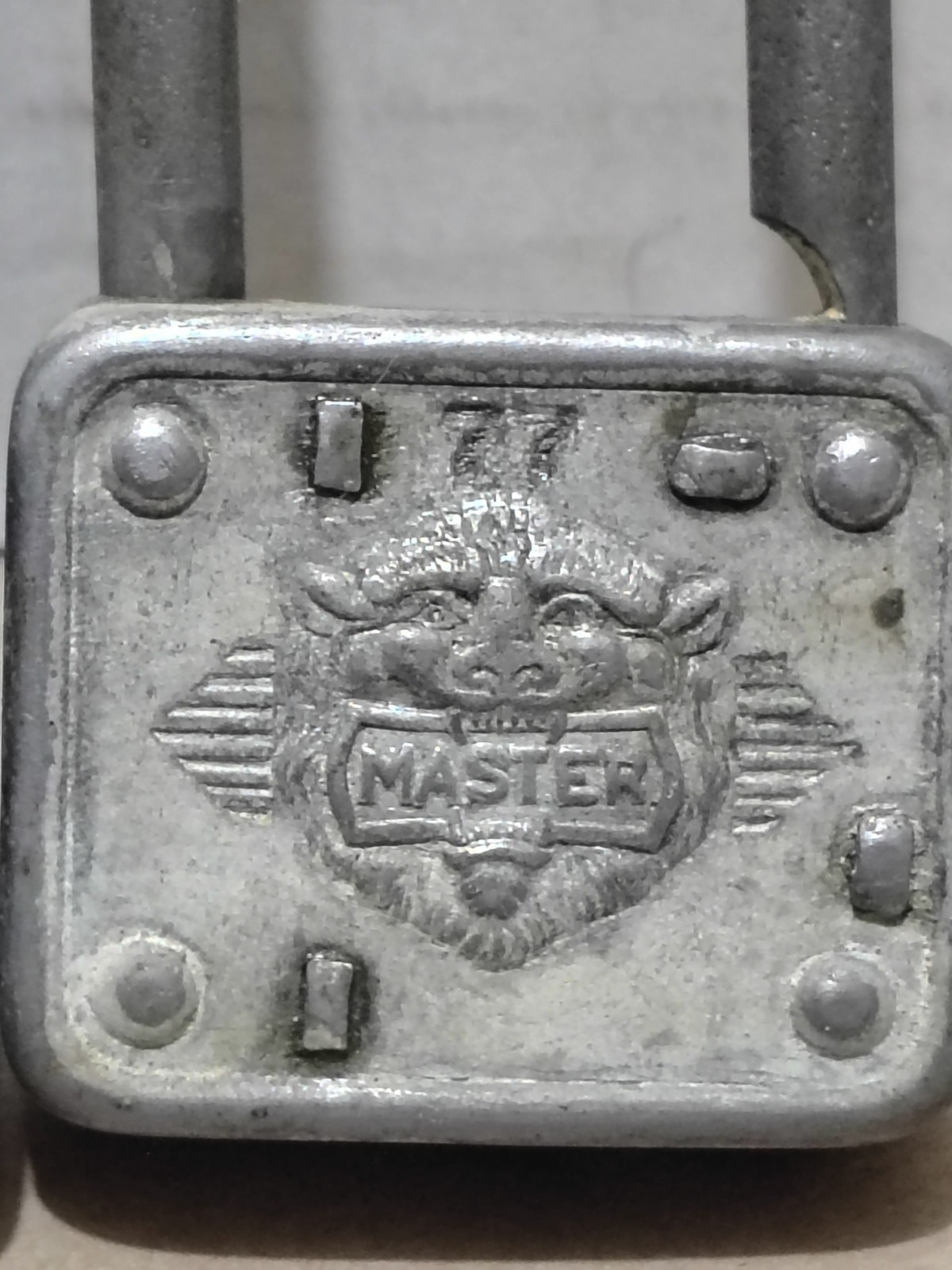 Lot of 14 Vintage Master Lock Co. #77 Lion Head Padlock – No Keys That Work