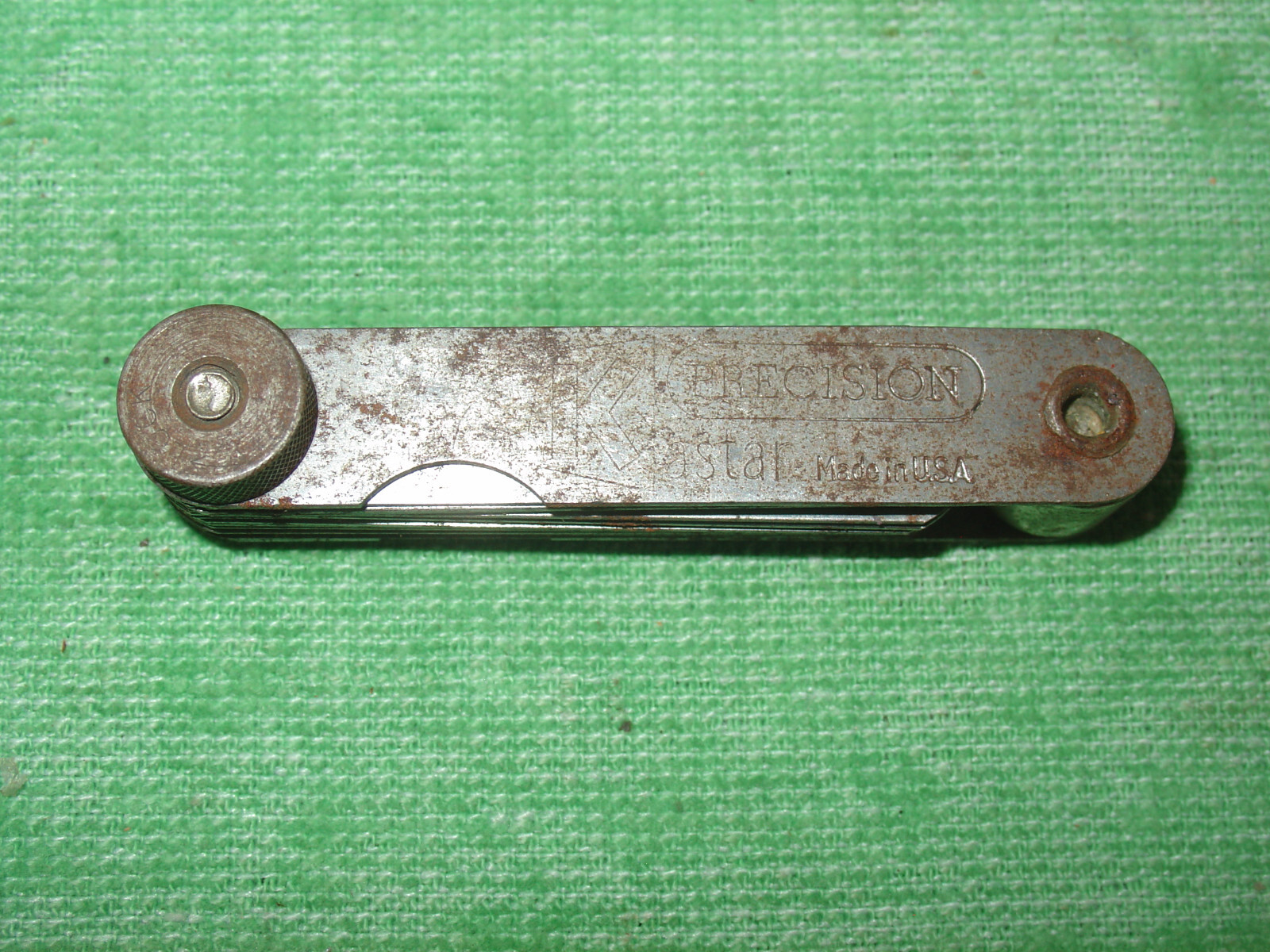 VINTAGE KASTAR PRECISION FEELER GAUGE THICKNESS GAUGE MADE IN USA