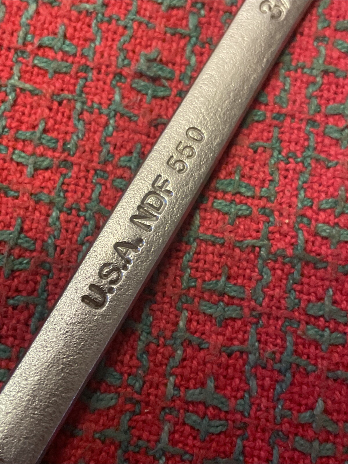 Vintage NAPA Tools 3/8” 7/16” Flare Nut Line Wrench USA 🇺🇸 NDF 550 Excellent