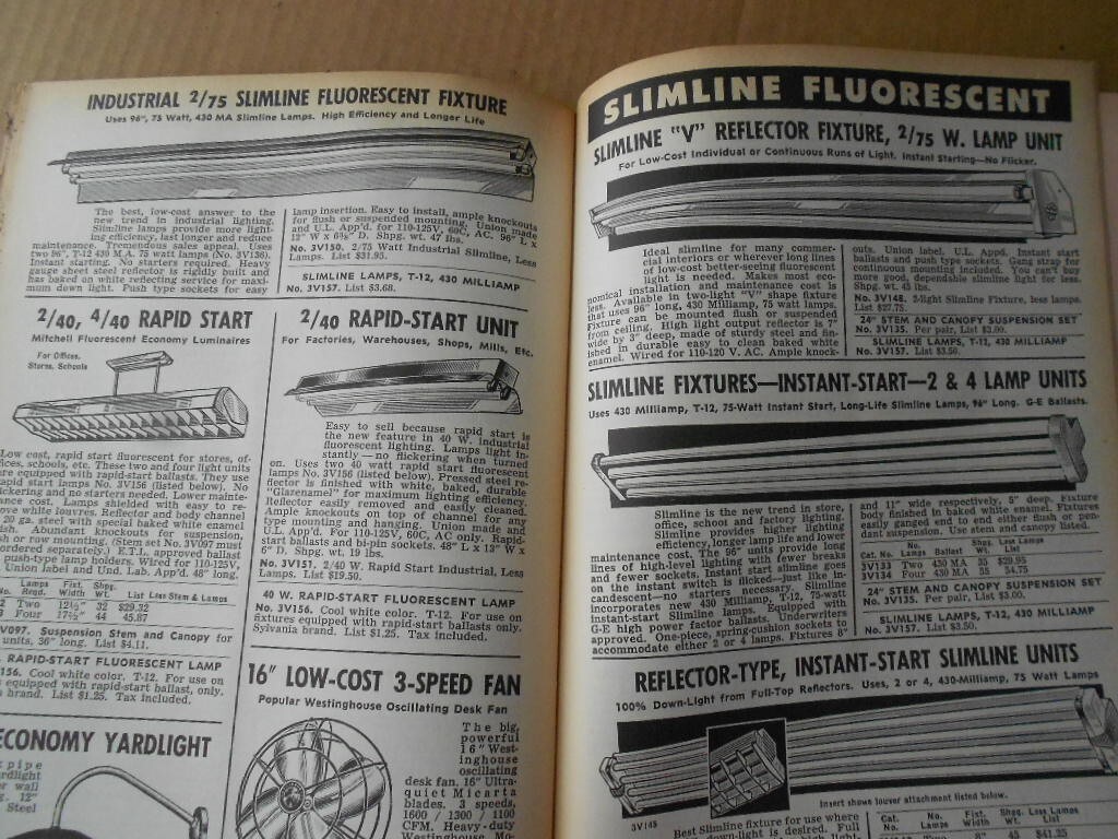 1955 Electric Products for Home Farm Industry Catalog Wellworth Trading Dayton