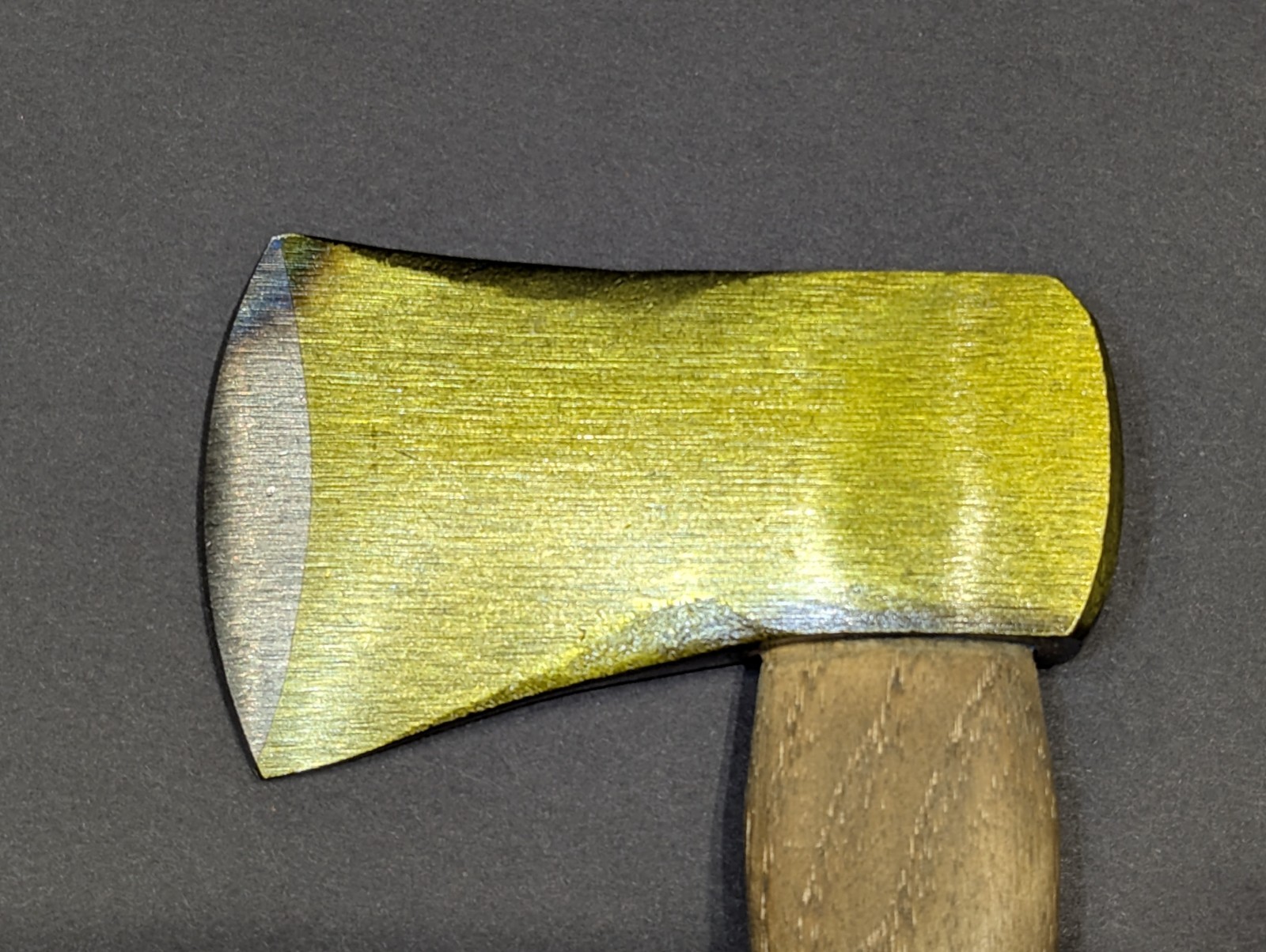 Vaughan Sportsman/Salesman/Sounding Axe Hatchet w/Cust.Handmade Leather Ax Mask