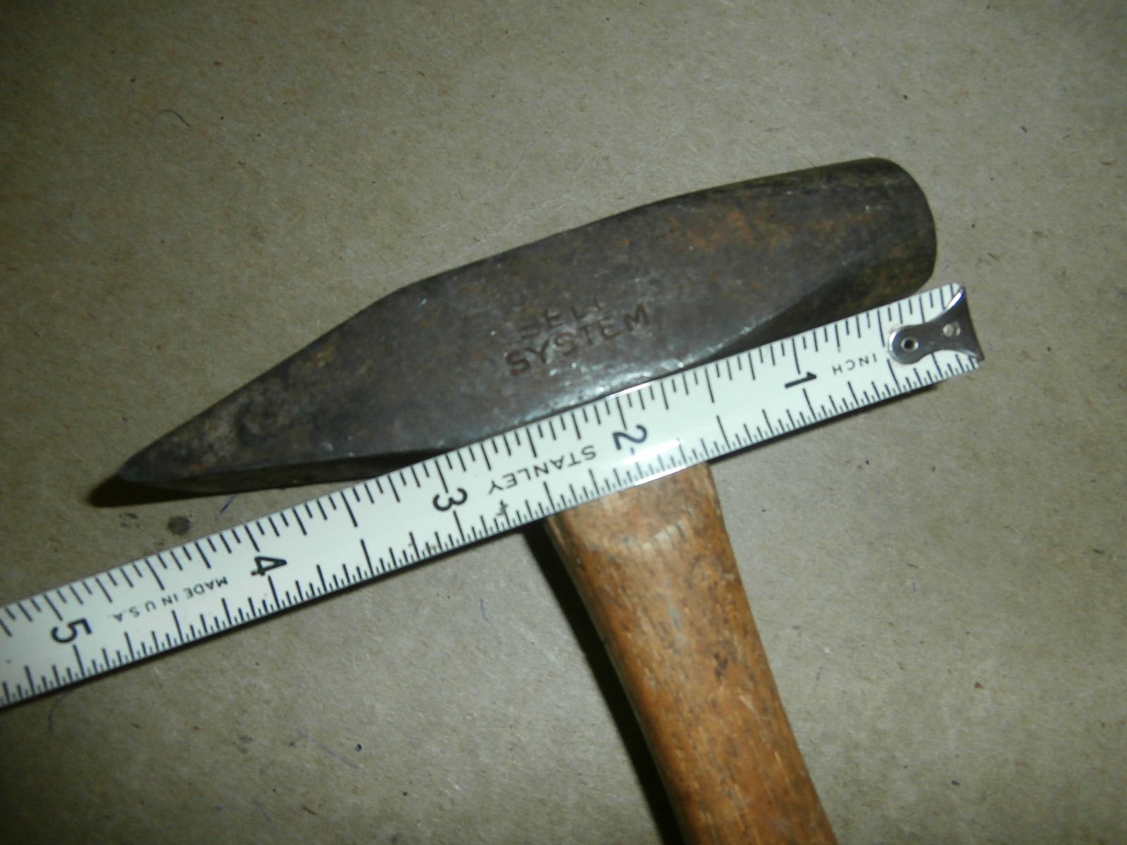 Vintage STANLEY Bell System Hammer