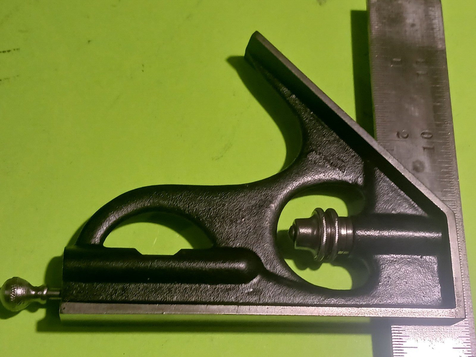 L.S. Starrett Combination Square 4pcs Head,Center Head,12″rule & scribe