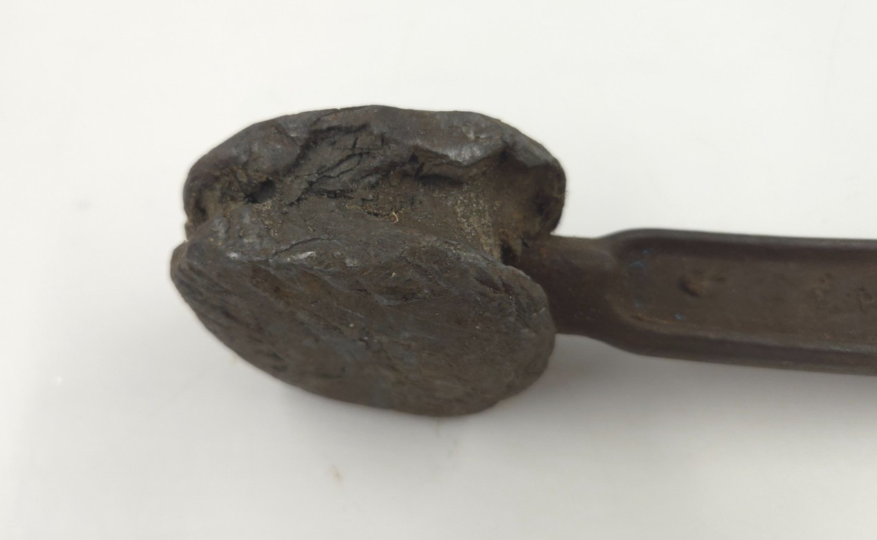 Vtg Lawrence H Cook Inc Lead Hammer Handle East Providence USA PRIMITIVE TOOL