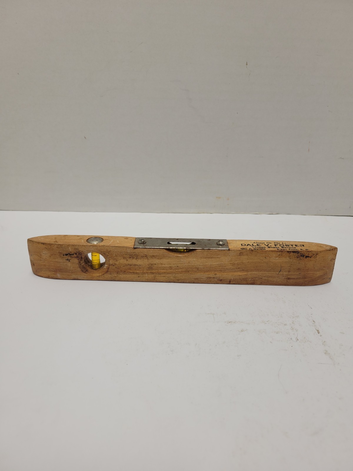 Vtg Level With Advertising Dale Foster Texaco Super Service Sioux Falls Sd