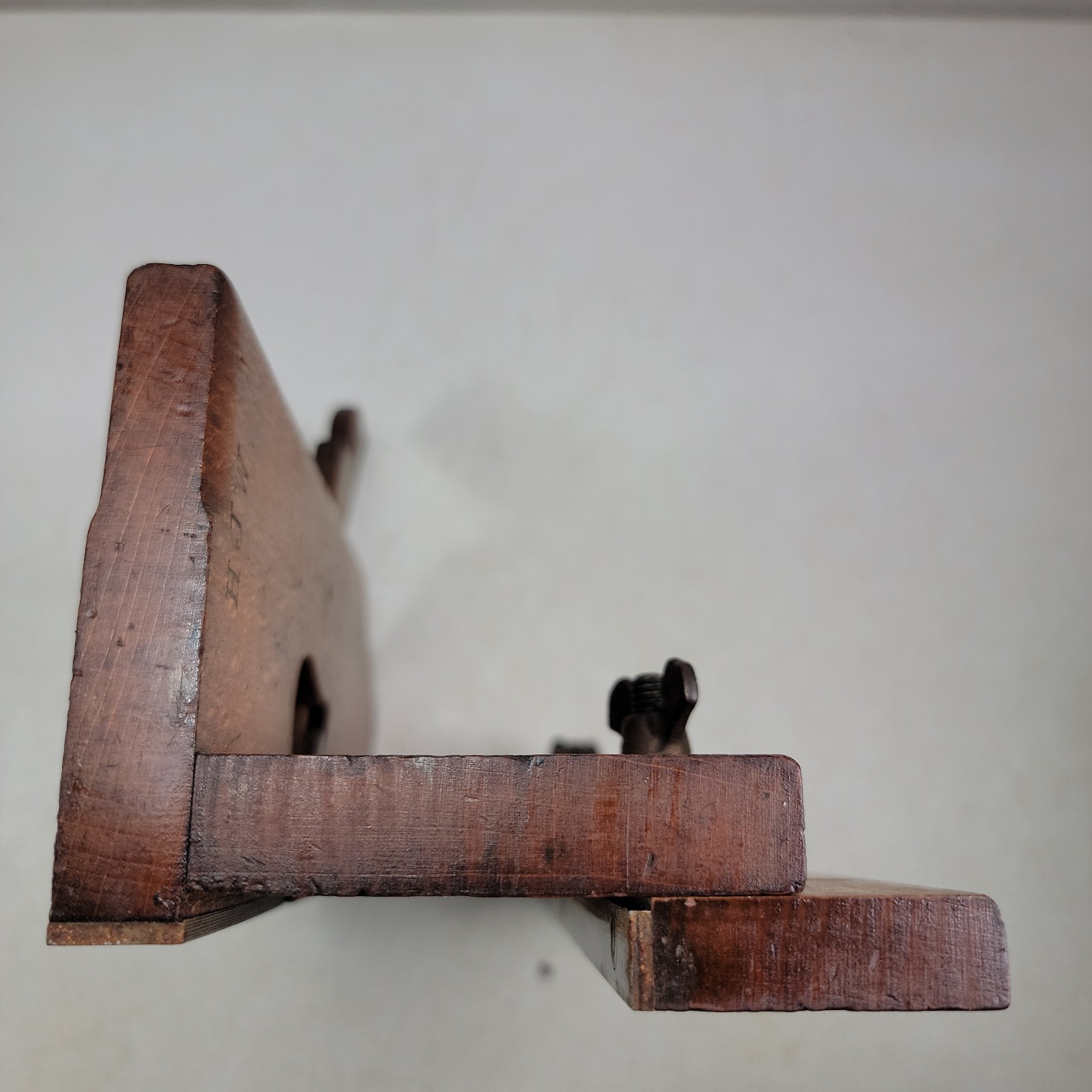 Pair of Unusual Vintage Molding Planes Boxed W/ Fence & Modified Steel Plates