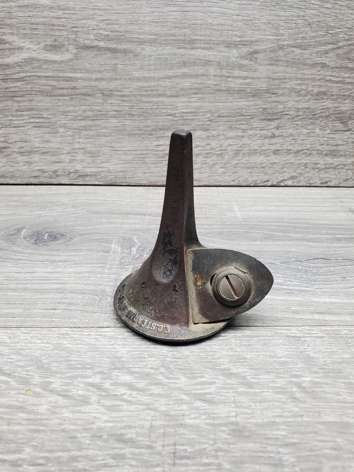 Rare Antique E. C. Stearns & Co Smoothing Plane Complete Round