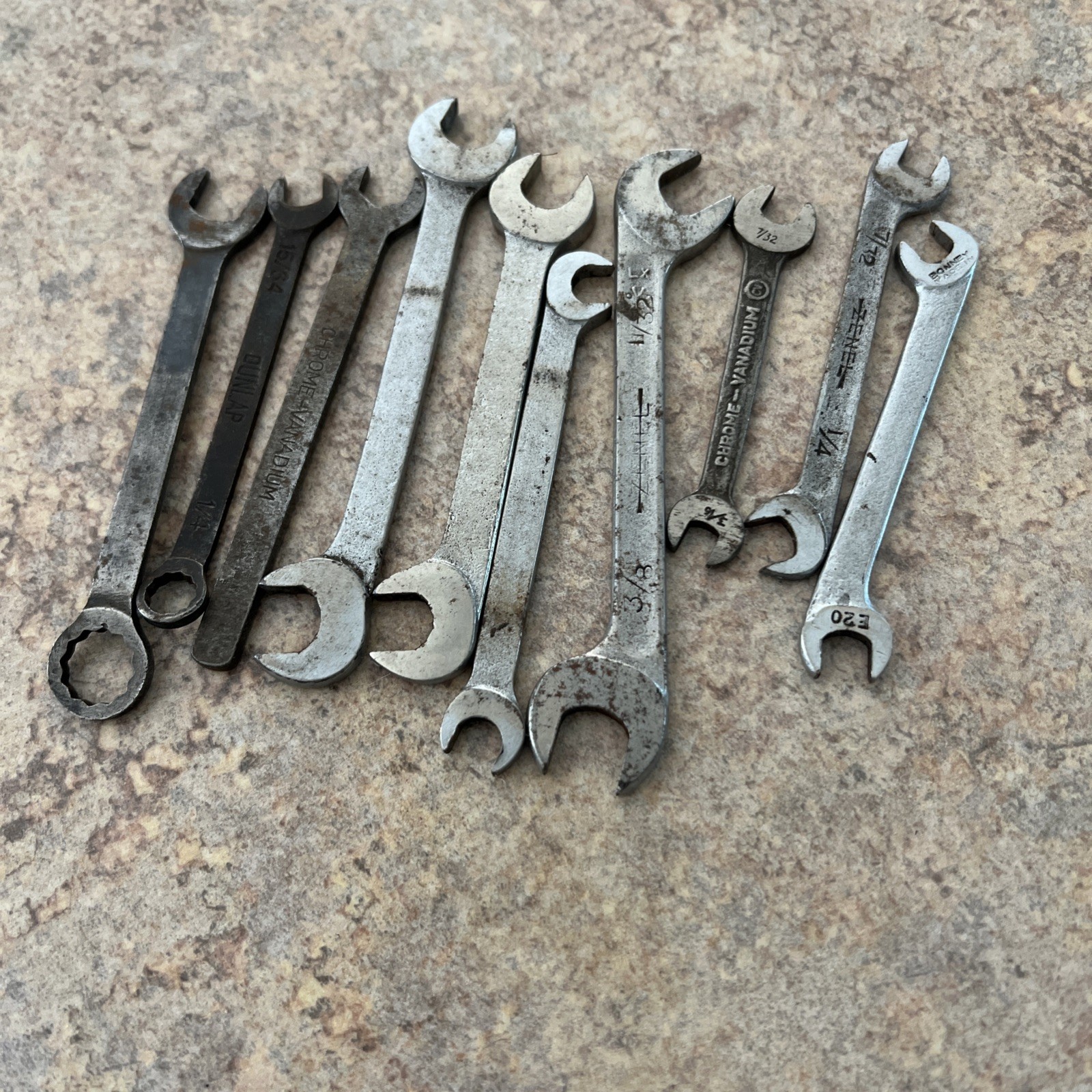 Vtg Ignition Wrench Lot 8 Pcs. Bonney Hinsdale Plomb Duro Chrome