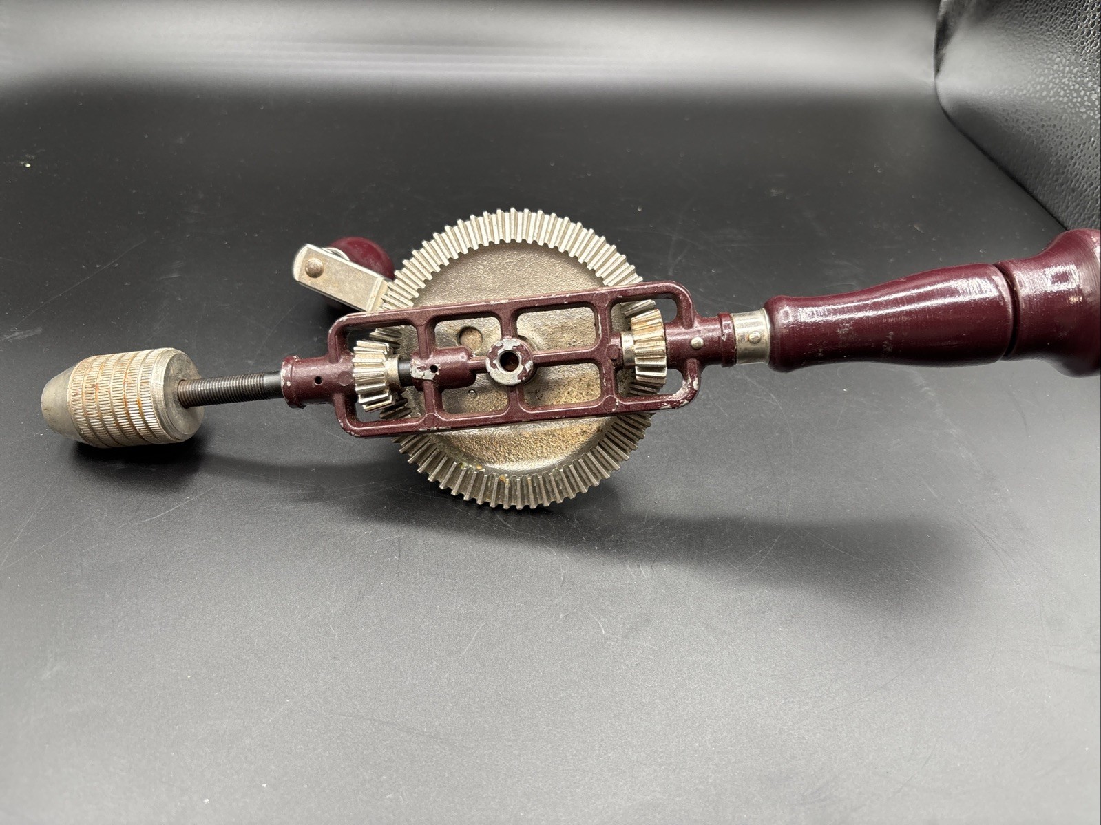 Vintage Stanley No. 624 A Hand Drill Eggbeater Drill Antique !!